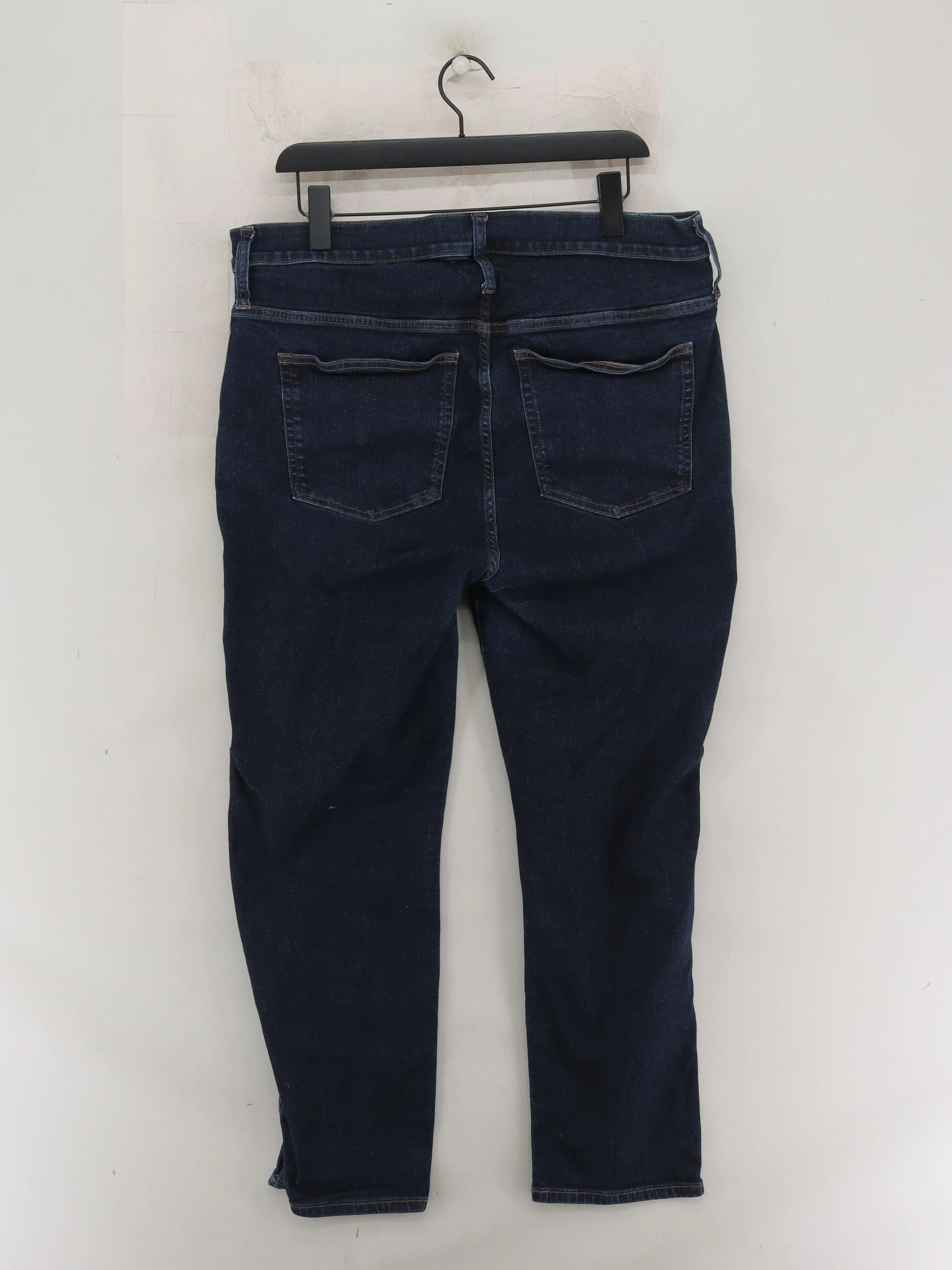 J. Crew Women's Jeans W 34 in Blue Cotton with Polyester, Elastane Straight - Image 2