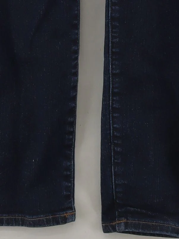 J. Crew Women's Jeans W 34 in Blue Cotton with Polyester, Elastane Straight - Image 4