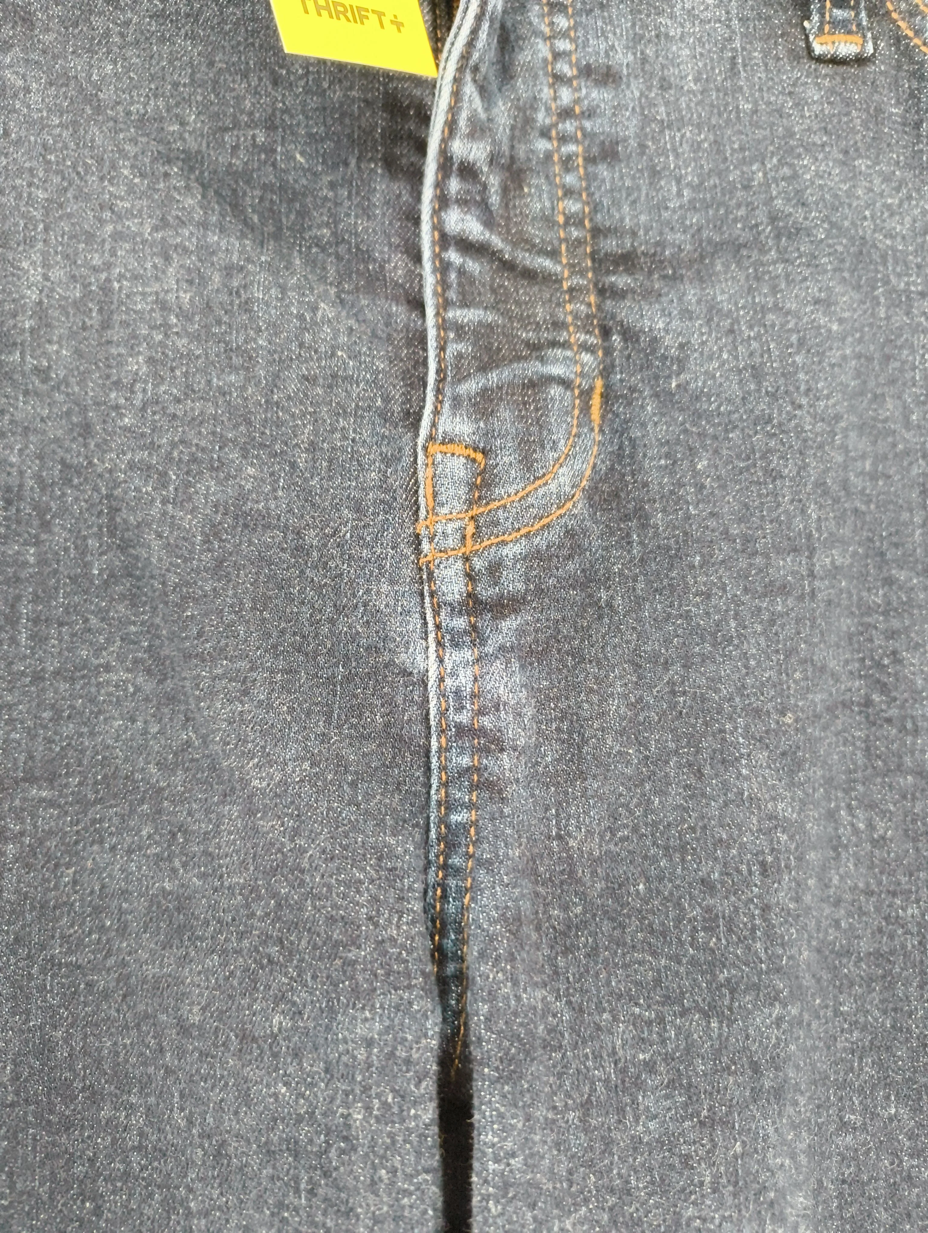 J. Crew Women's Jeans W 34 in Blue Cotton with Polyester, Elastane Straight - Image 5