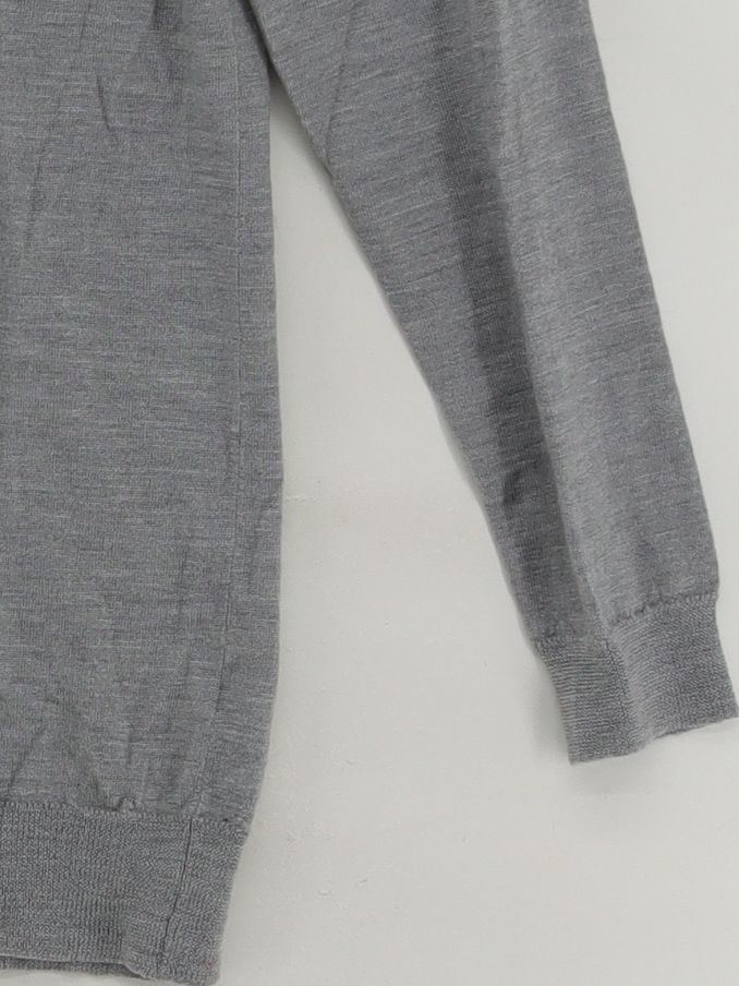 J. Crew Women's Jumper M Grey 100% Wool Crew Neck Pullover - Image 4