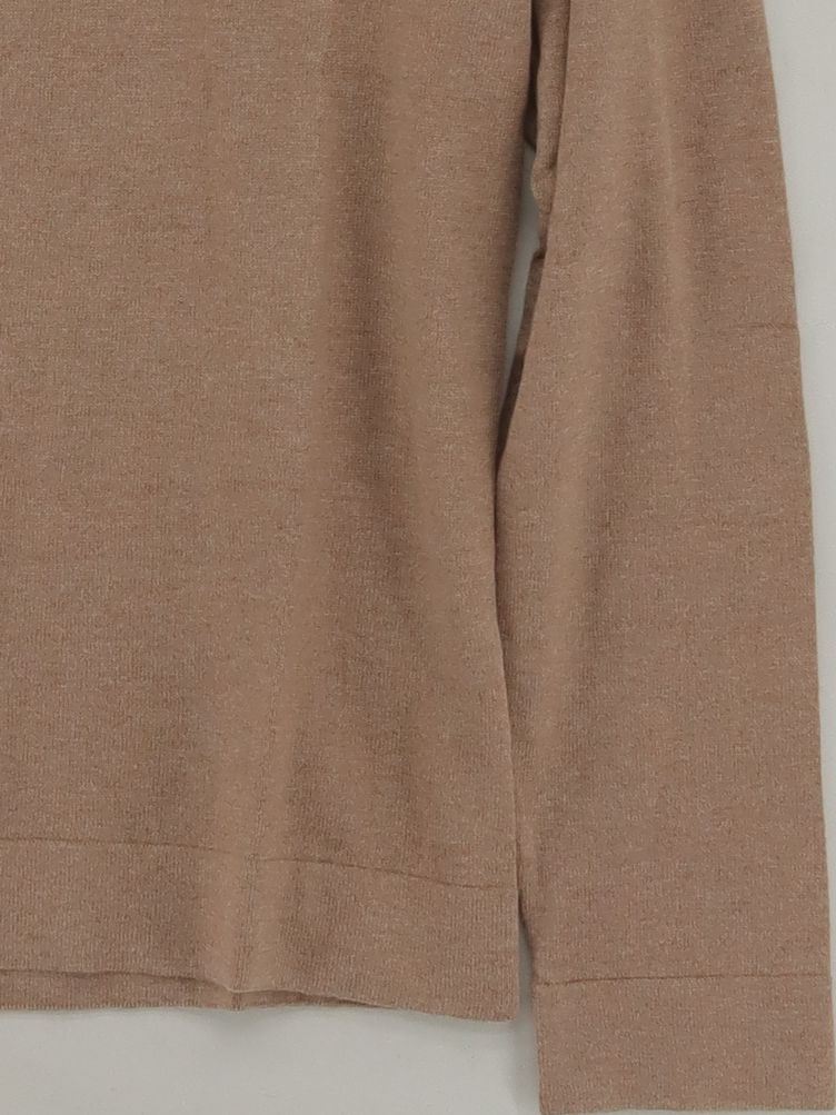 J. Crew Women's Jumper M Tan 100% Cotton Crew Neck Pullover New with tags - Image 4