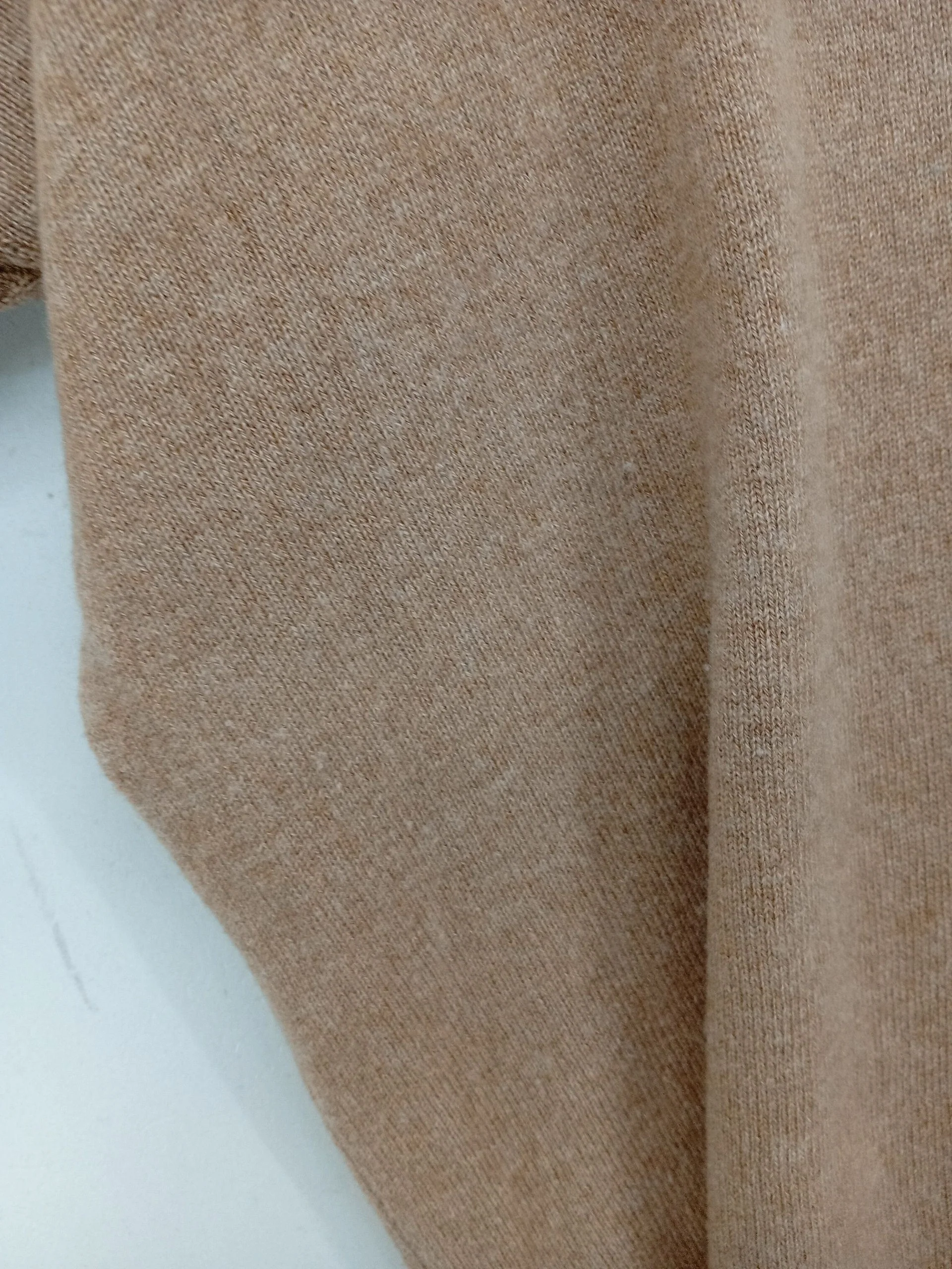 J. Crew Women's Jumper S Tan 100% Cashmere V-Neck Pullover - Image 5