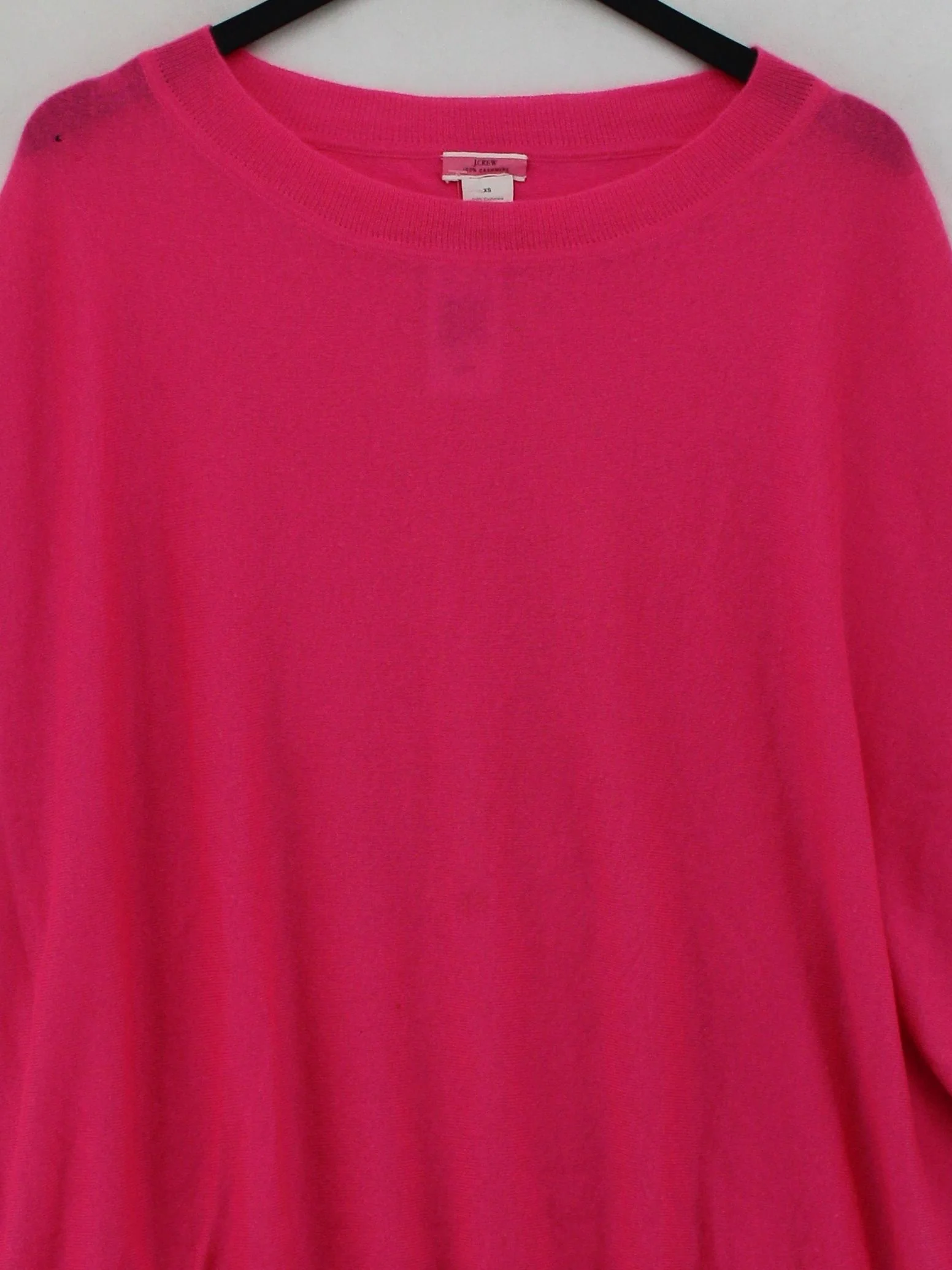 J. Crew Women's Jumper XS Pink 100% Cashmere Round Neck Pullover - Image 3