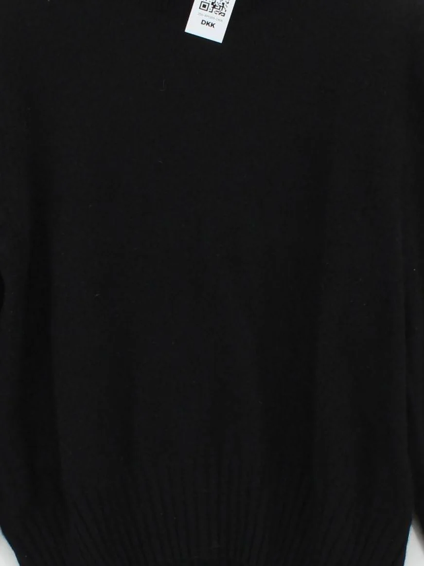 J. Crew Women's Jumper XXL Black 100% Cashmere Mock Neck Pullover - Image 3