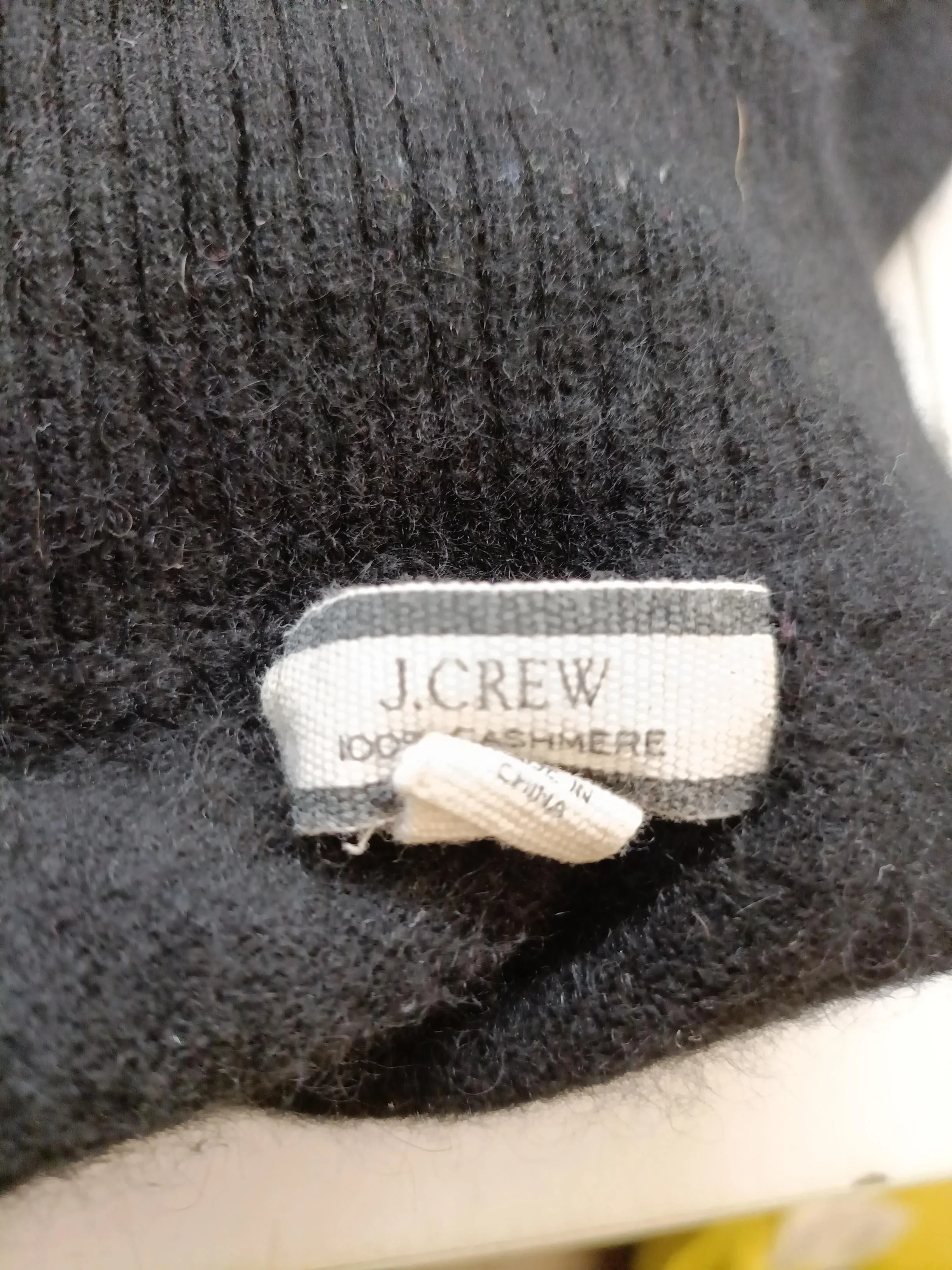 J. Crew Women's Jumper XXL Black 100% Cashmere Mock Neck Pullover - Image 5