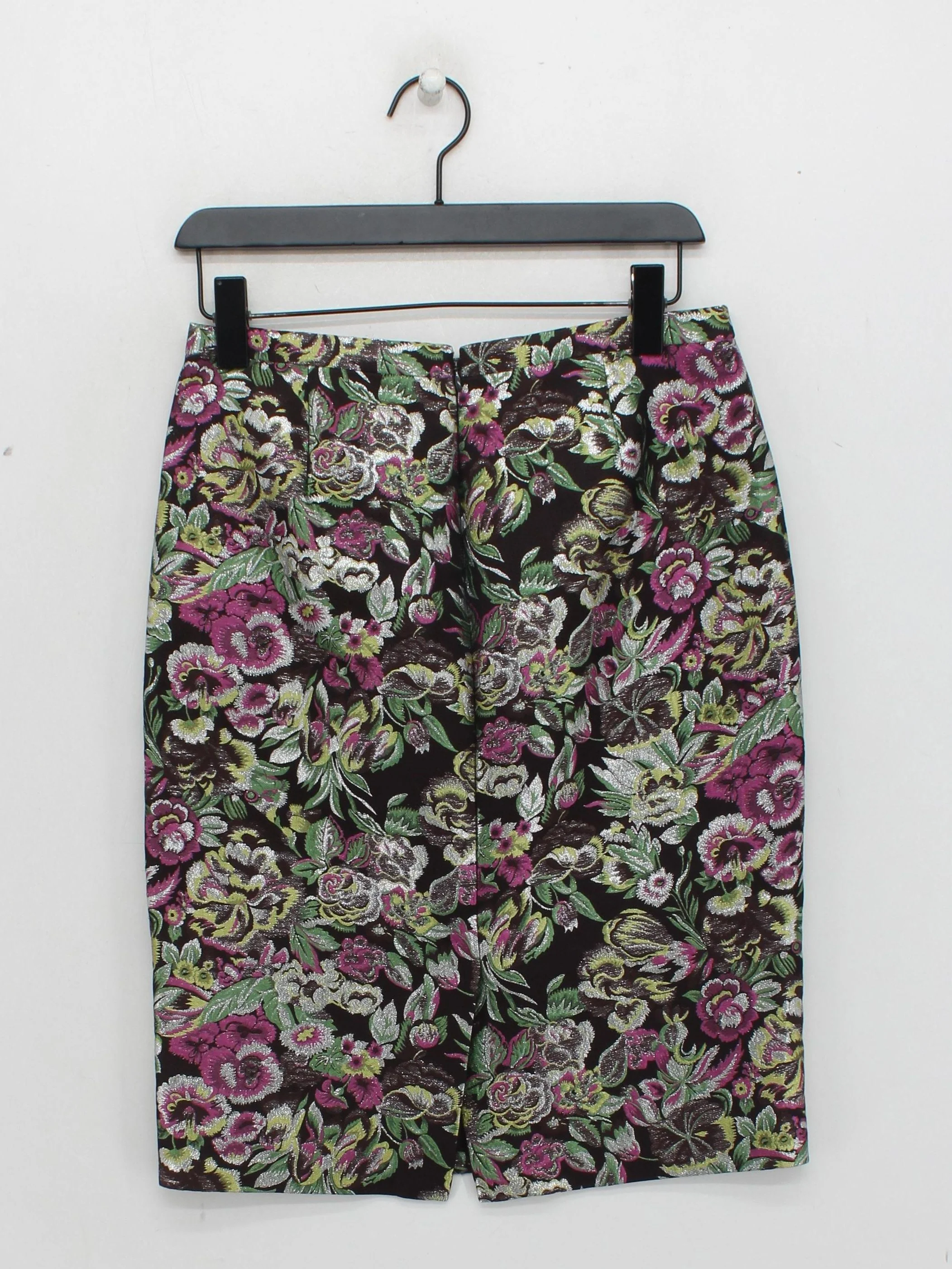 J. Crew Women's Maxi Skirt UK 8 Multi Silk with Cotton, Other, Polyester Maxi - Image 2