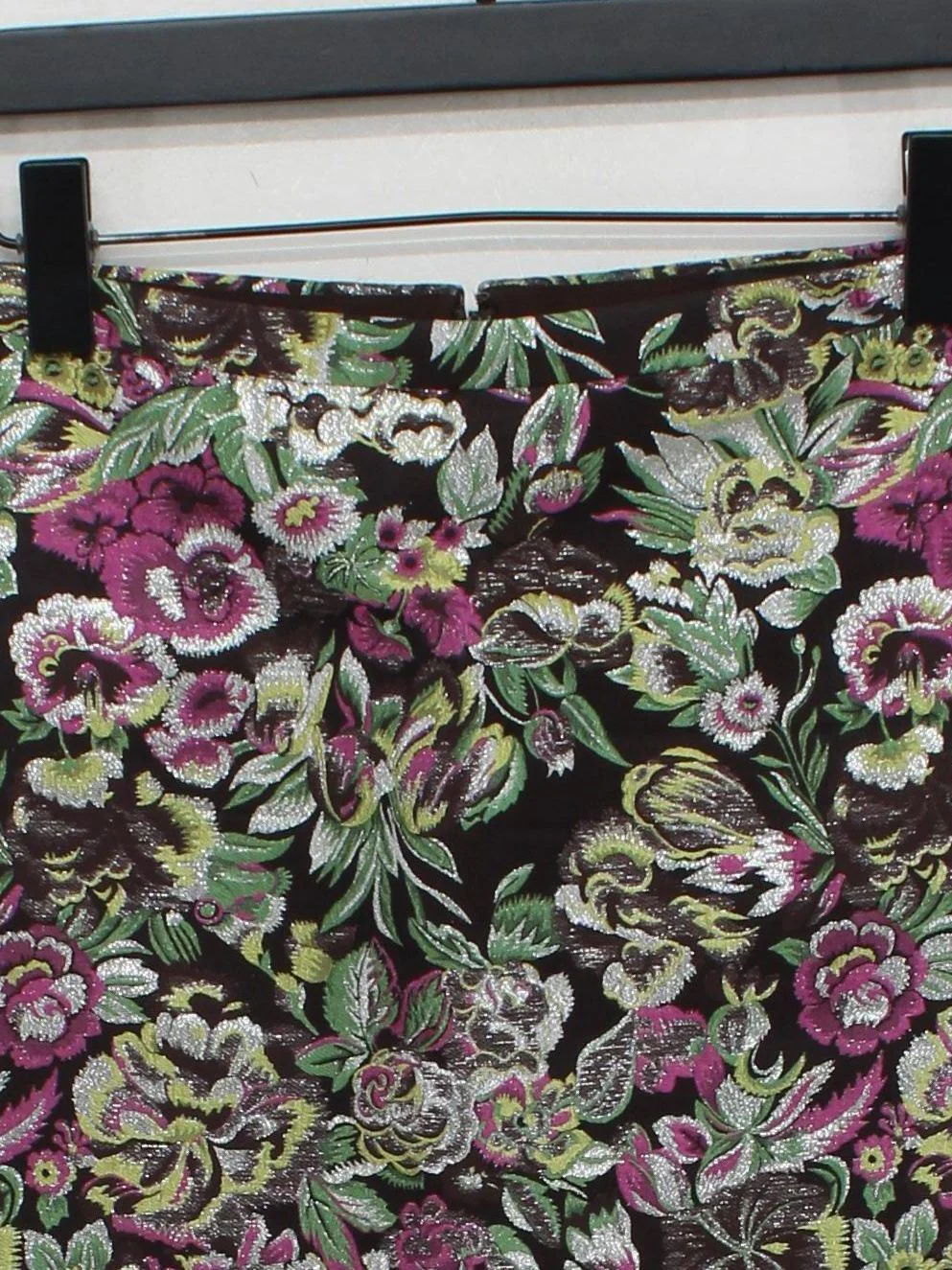J. Crew Women's Maxi Skirt UK 8 Multi Silk with Cotton, Other, Polyester Maxi - Image 3