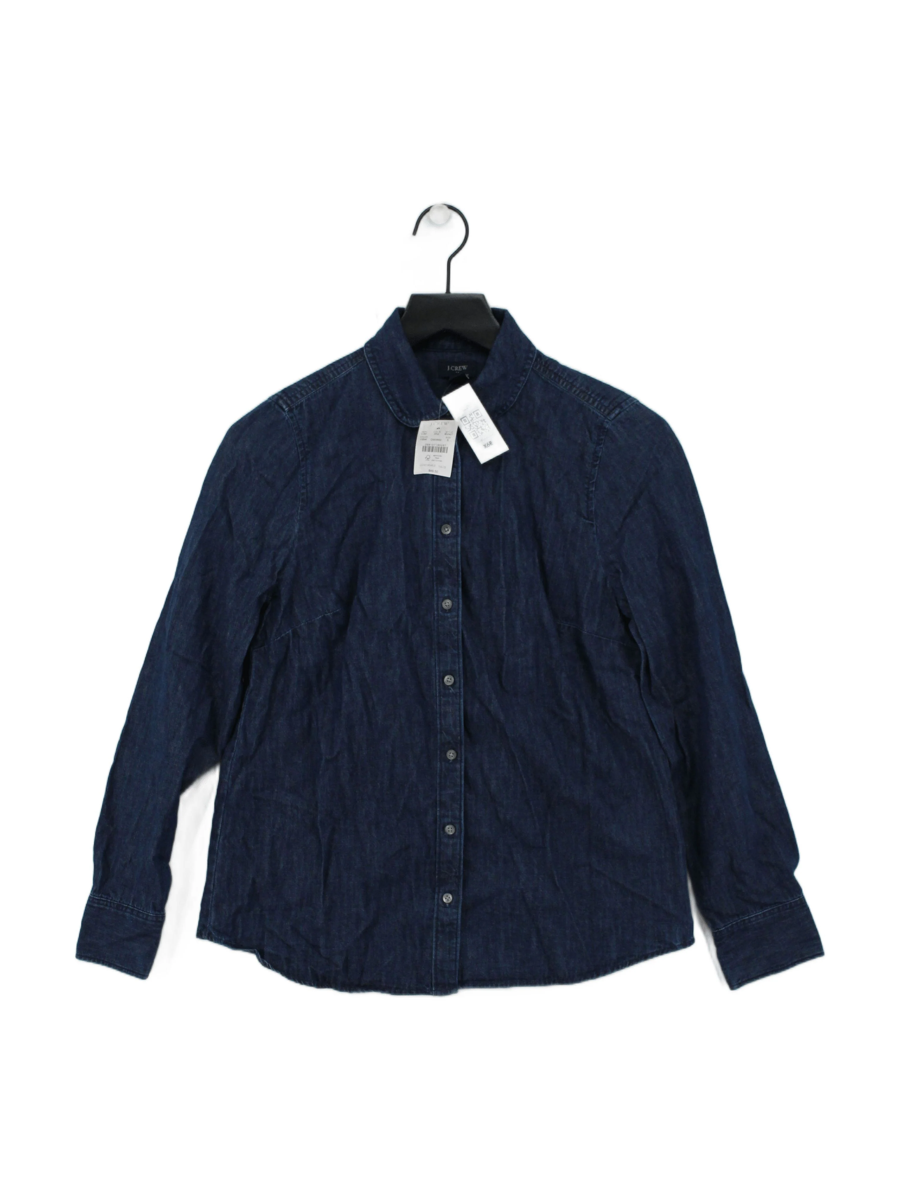 J. Crew Women's Shirt S Blue 100% Cotton Basic New with tags