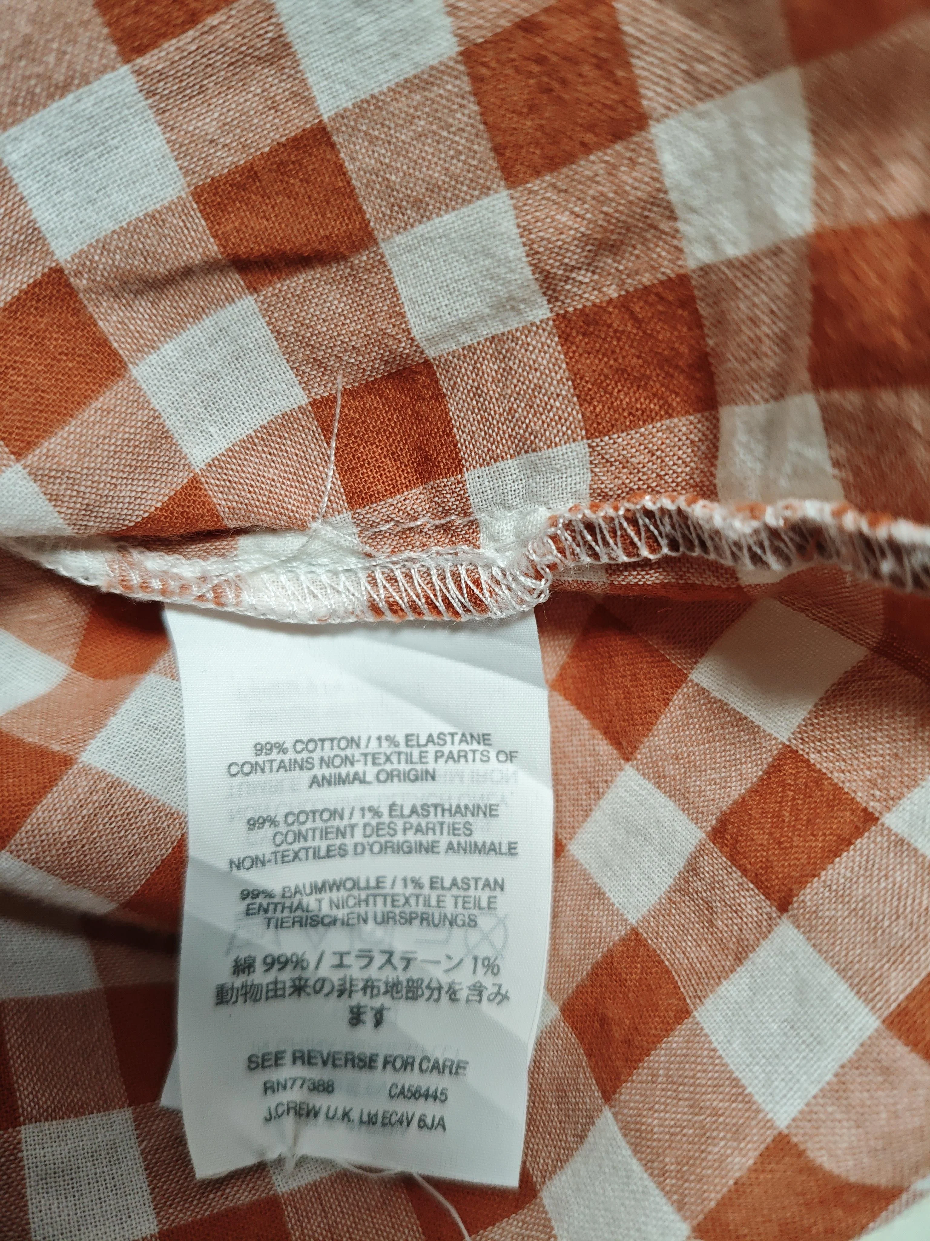 J. Crew Women's Shirt S Tan Cotton with Elastane Basic - Image 6