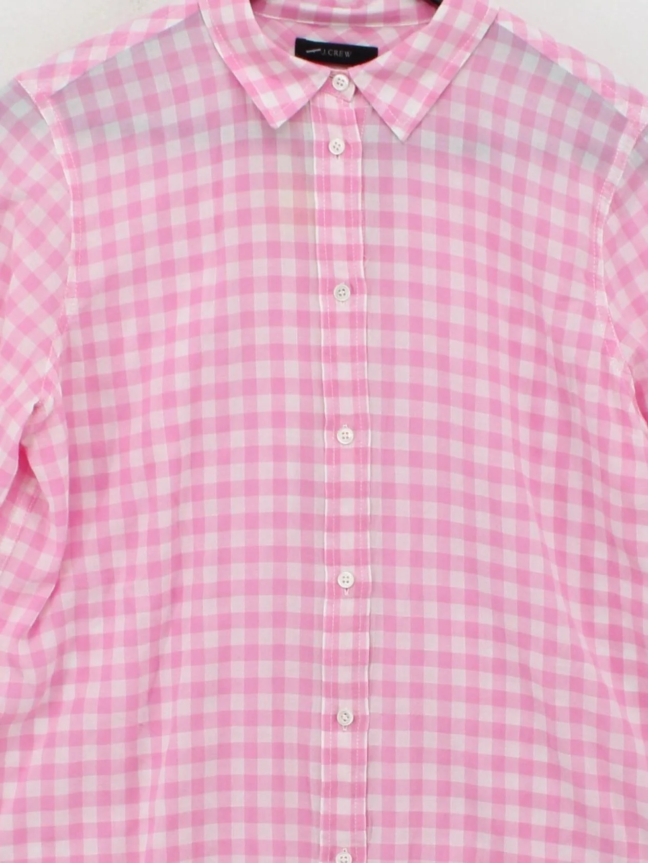 J. Crew Women's Shirt UK 10 Pink 100% Cotton Basic - Image 3