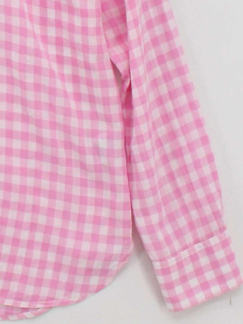 J. Crew Women's Shirt UK 10 Pink 100% Cotton Basic - Image 4
