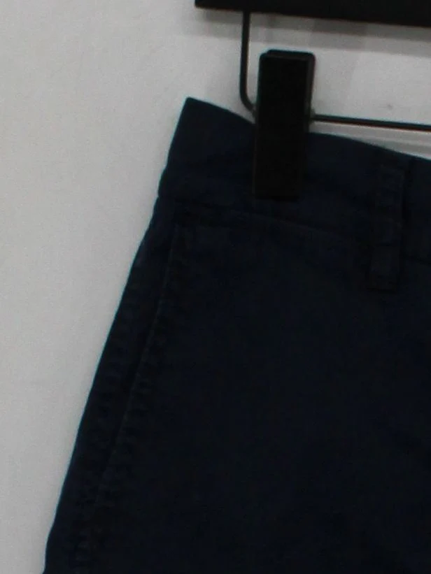 J. Crew Women's Shorts UK 10 Blue Cotton with Elastane Mom - Image 4