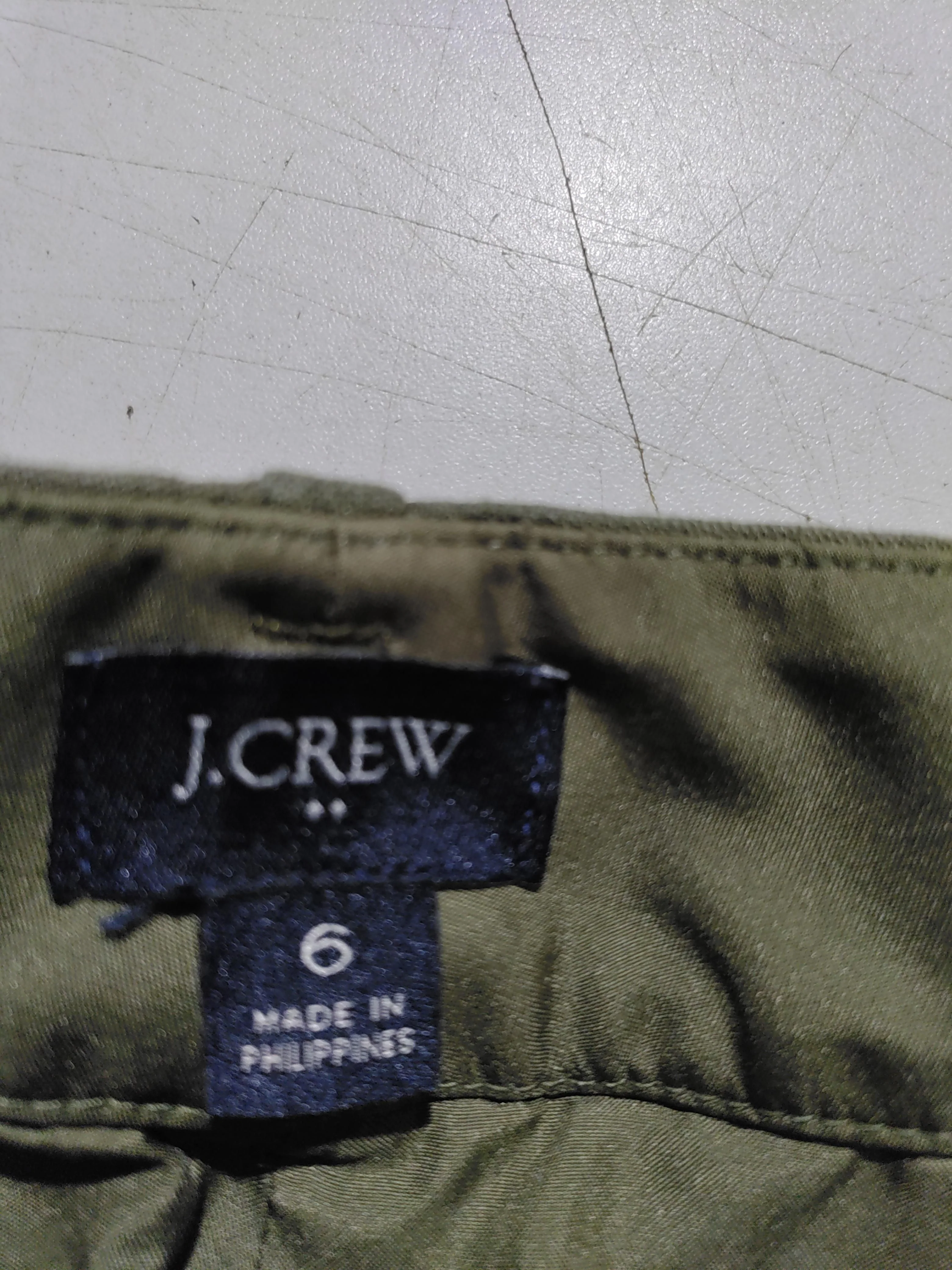 J. Crew Women's Shorts UK 10 Green Linen with Polyester Paperbag - Image 6