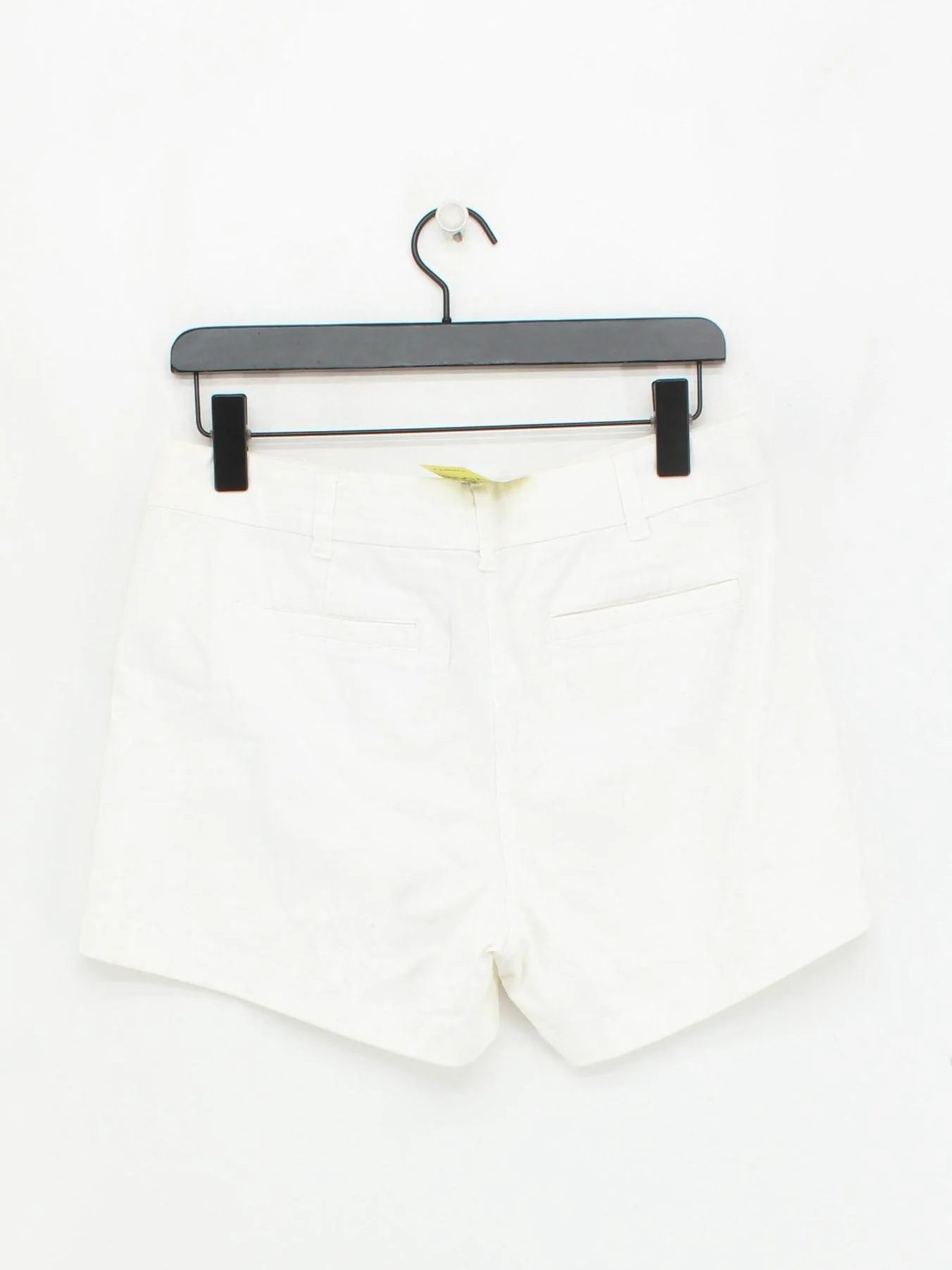 J. Crew Women's Shorts UK 10 White Cotton with Elastane Mom - Image 2