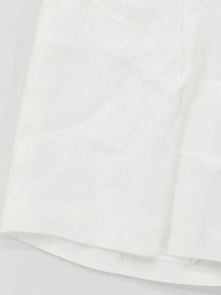 J. Crew Women's Shorts UK 8 White Linen with Polyester Cargo - Image 4
