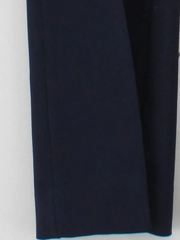 J. Crew Women's Suit Trousers UK 4 Blue 100% Other Straight Dress Pants - Image 4