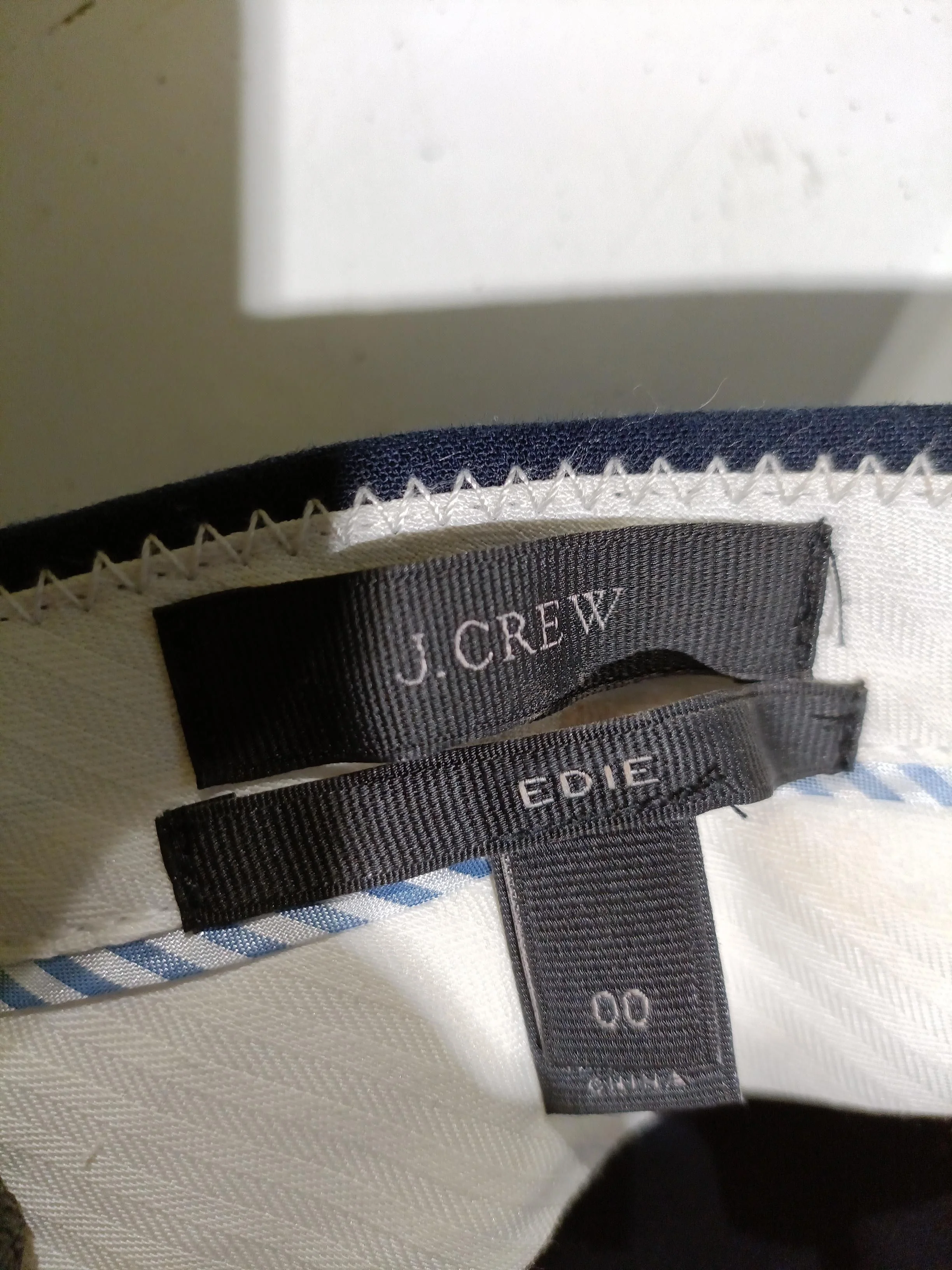 J. Crew Women's Suit Trousers UK 4 Blue 100% Other Straight Dress Pants - Image 6