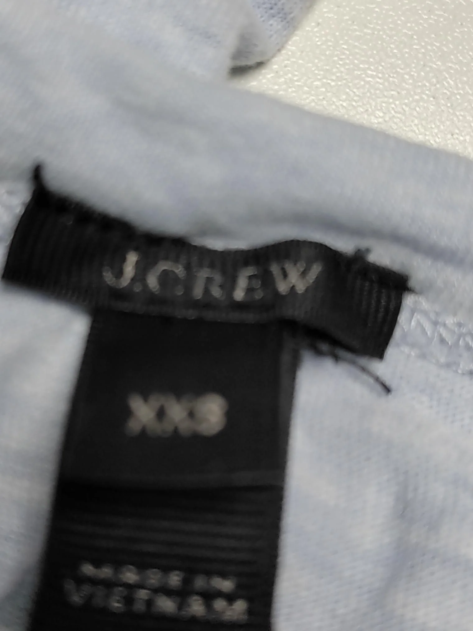 J. Crew Women's T-Shirt XXS Blue Cotton with Polyester Basic - Image 5