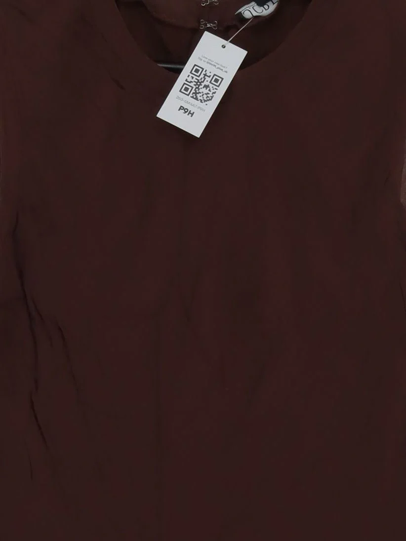 J. Crew Women's Top M Brown Viscose with Viscose Sleeveless Round Neck Basic - Image 3