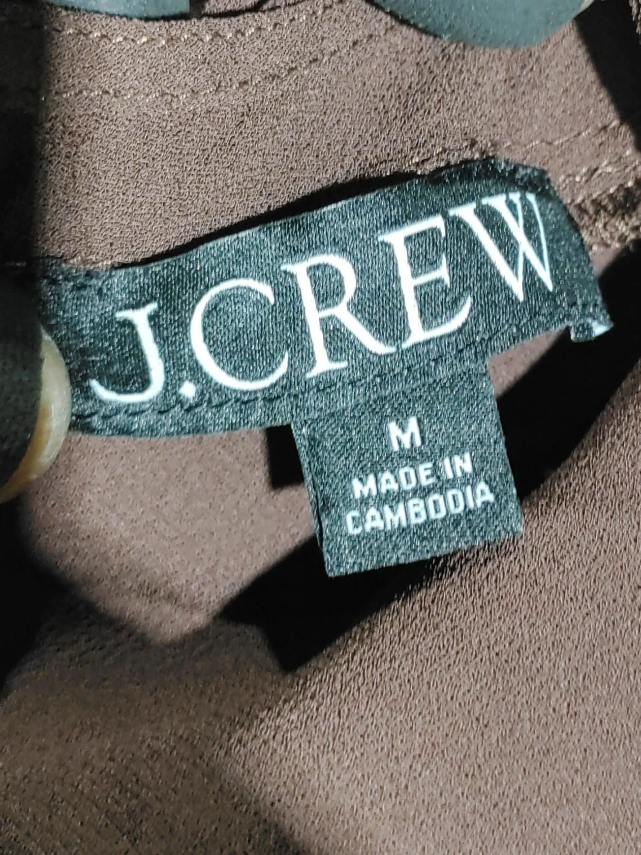 J. Crew Women's Top M Brown Viscose with Viscose Sleeveless Round Neck Basic - Image 5