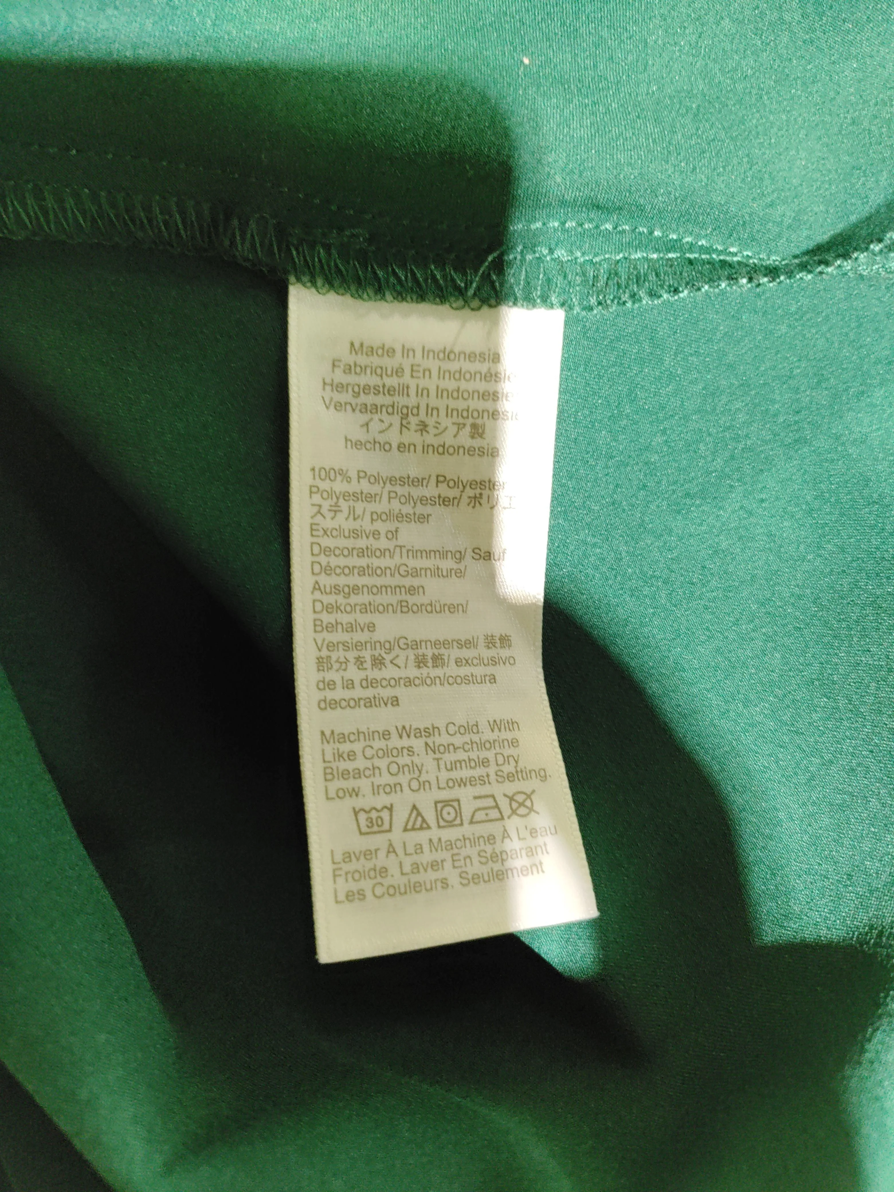 J. Crew Women's Top M Green 100% Polyester Sleeveless Round Neck Basic - Image 6