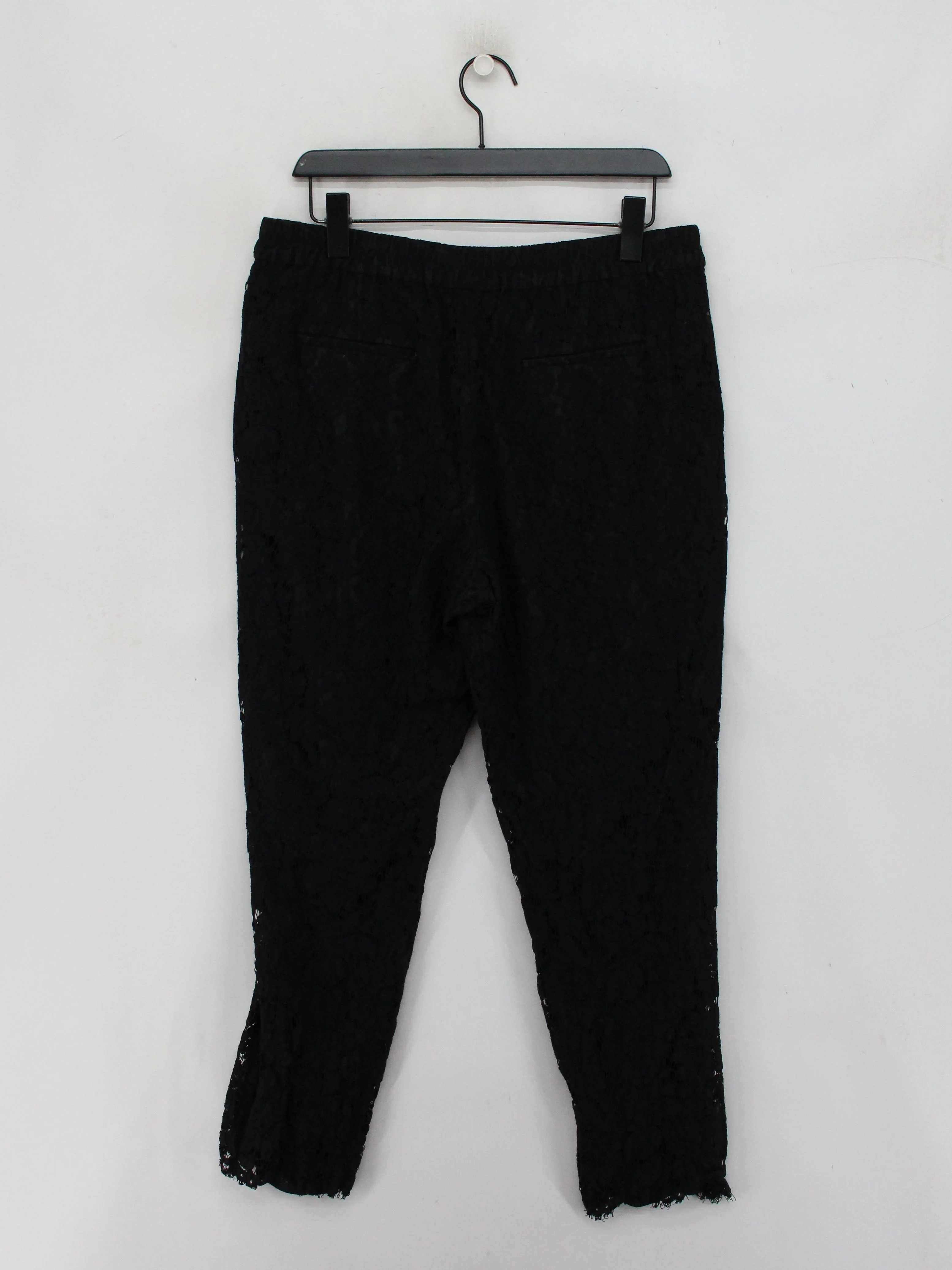 J. Crew Women's Trousers UK 16 Black Cotton - Image 2