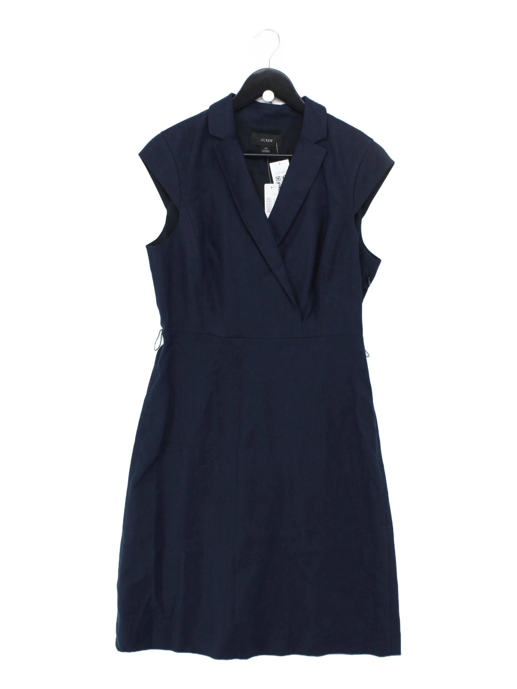 J. Crew Wrap Midi Dress in Blue
