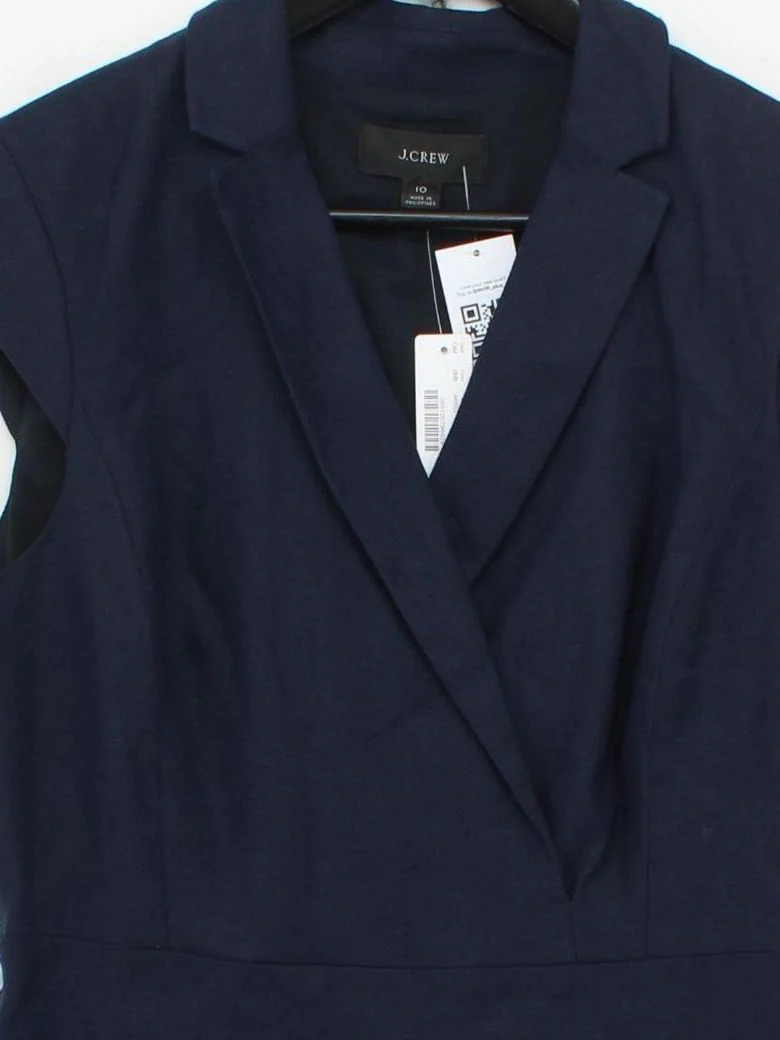 J. Crew Wrap Midi Dress in Blue - Image 3