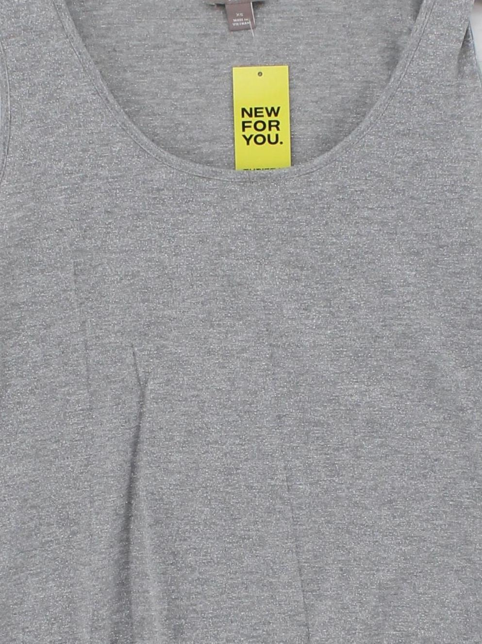 J. Jill Women's T-Shirt XS Grey Rayon with Nylon, Spandex, Other Basic - Image 3