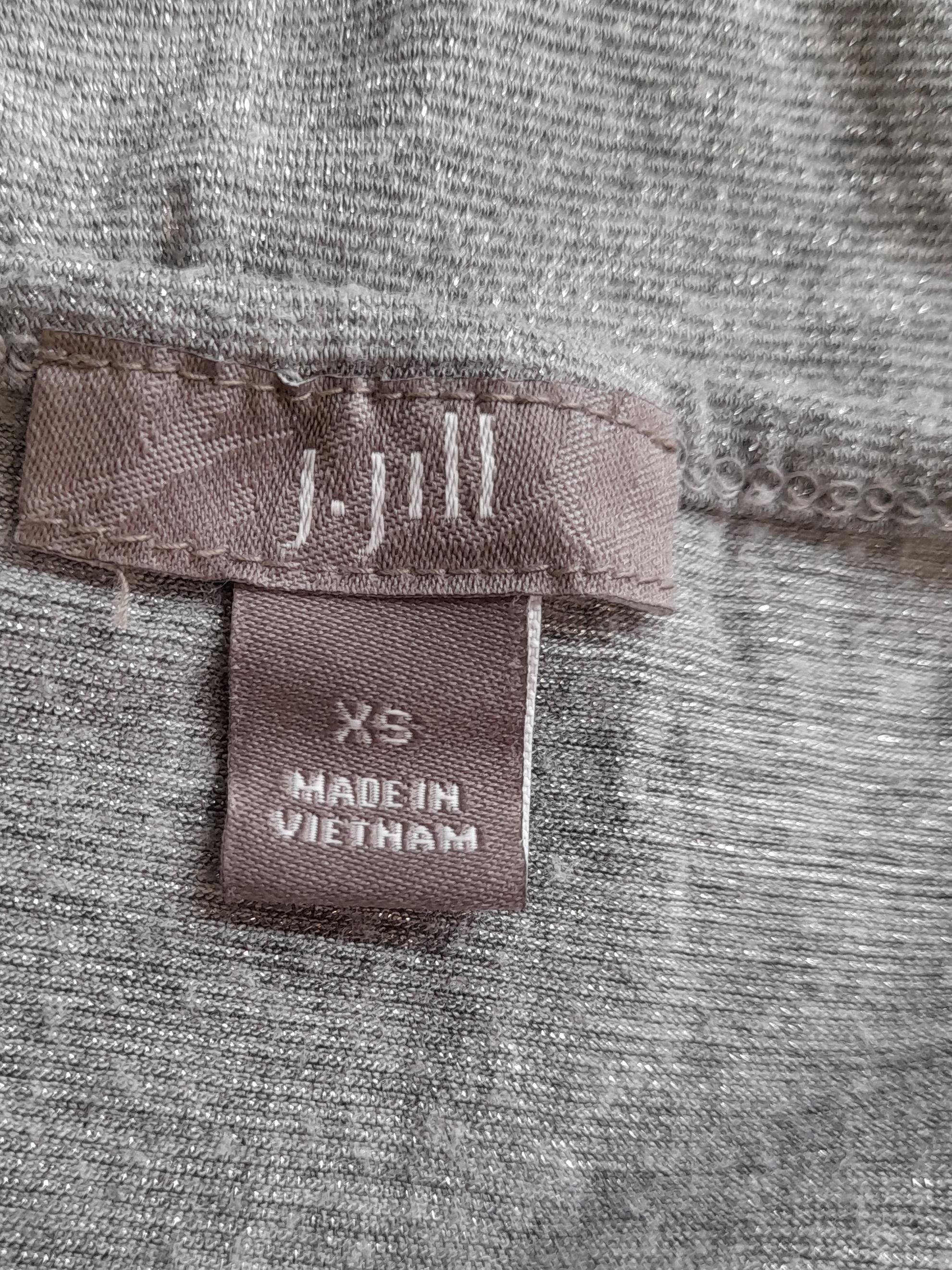 J. Jill Women's T-Shirt XS Grey Rayon with Nylon, Spandex, Other Basic - Image 5