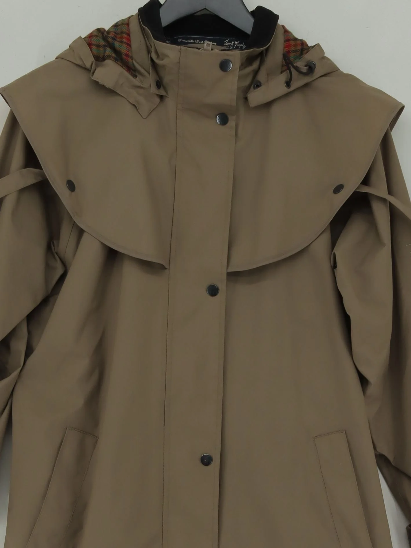 Jack Murphy Women's Coat UK 8 Tan Polyester with Acrylic, Nylon Rain Coat - Image 3