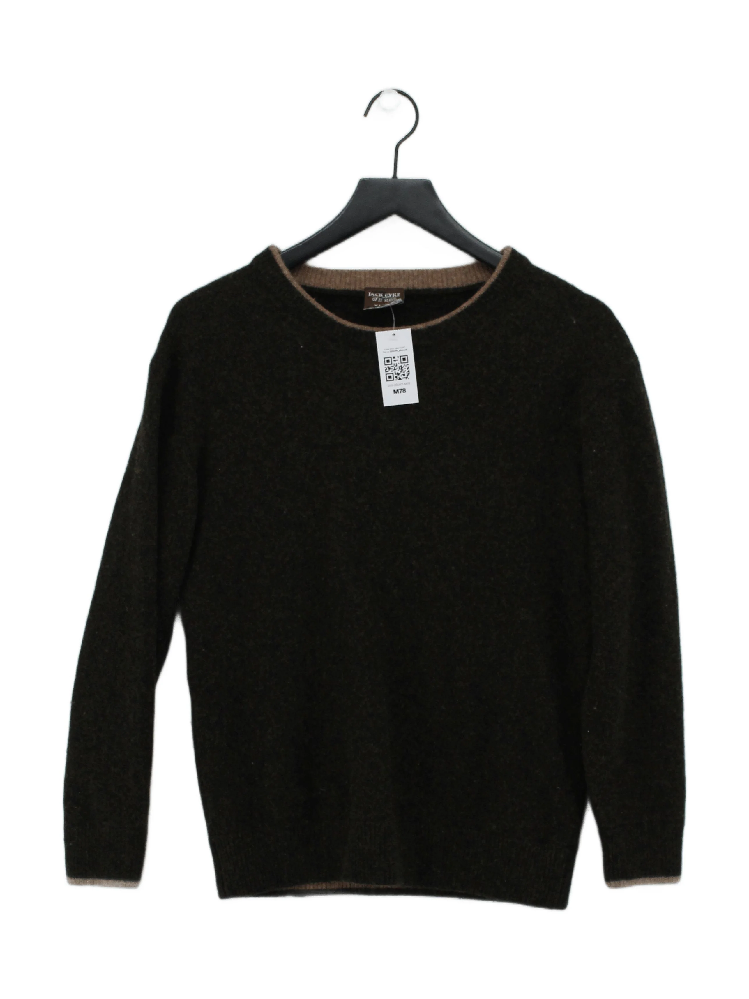 Jack Pyke Men's Jumper XL Green 100% Wool Round Neck Pullover