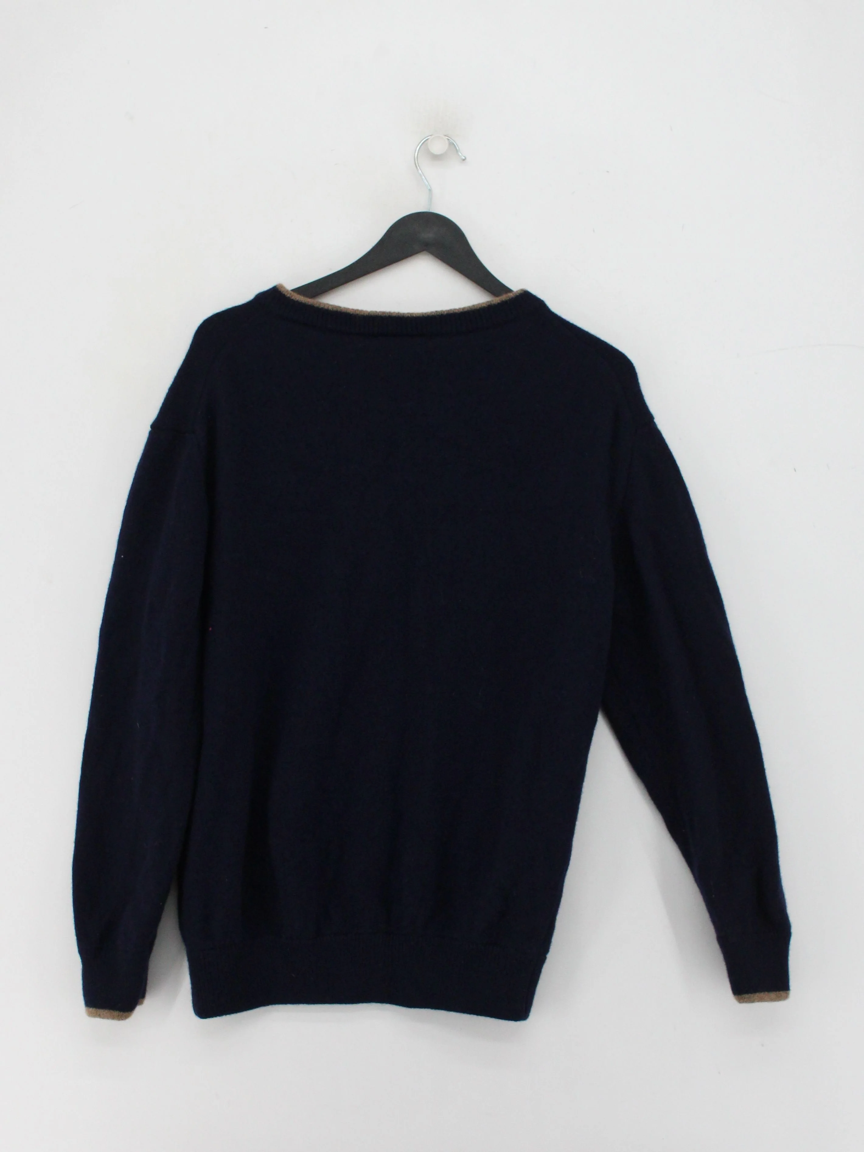 Jack Pyke Men's Jumper XXL Blue 100% Wool V-Neck Pullover - Image 2