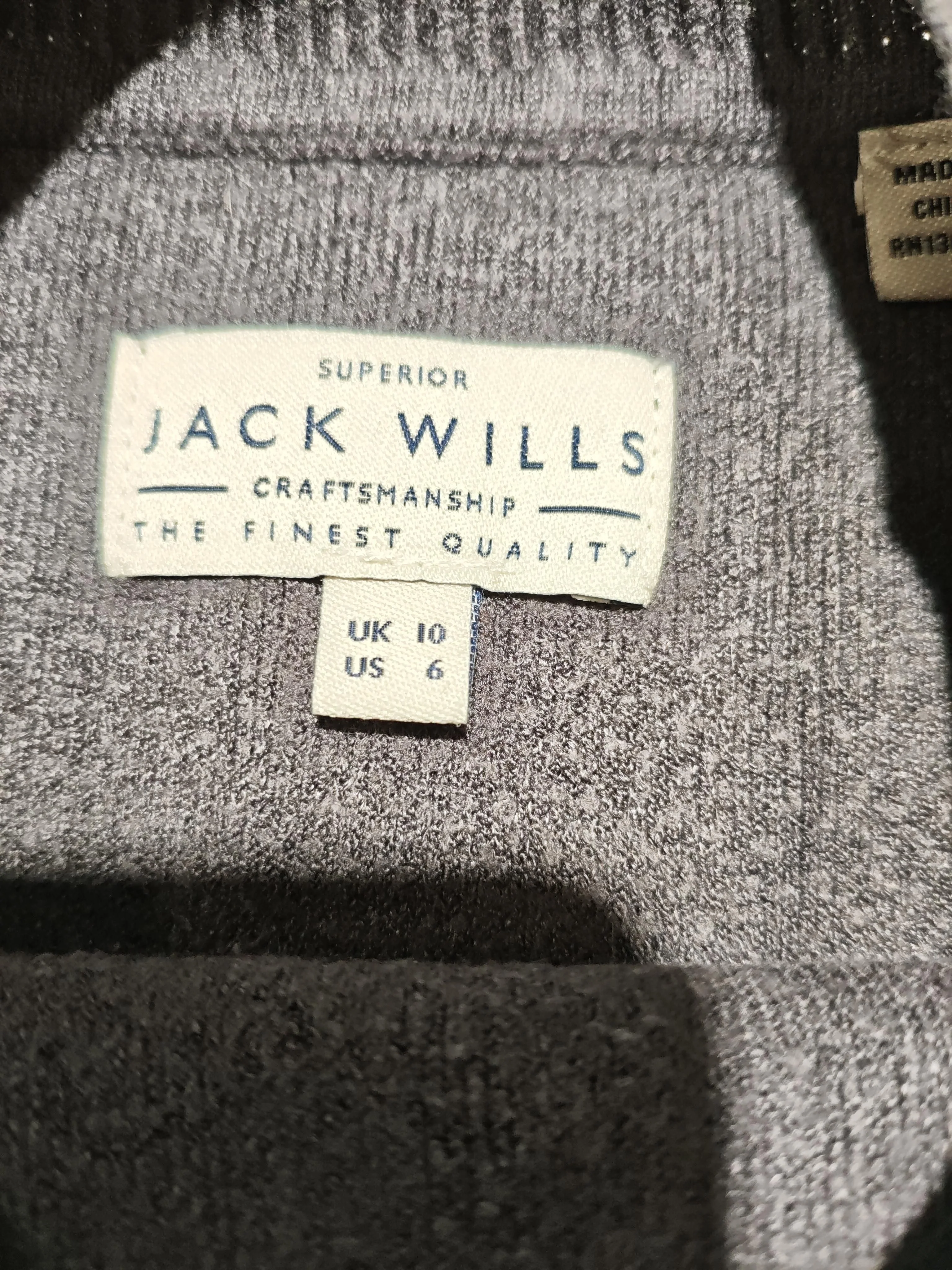 Jack Wills Bodycon Mini Dress UK10 in Grey - Image 5