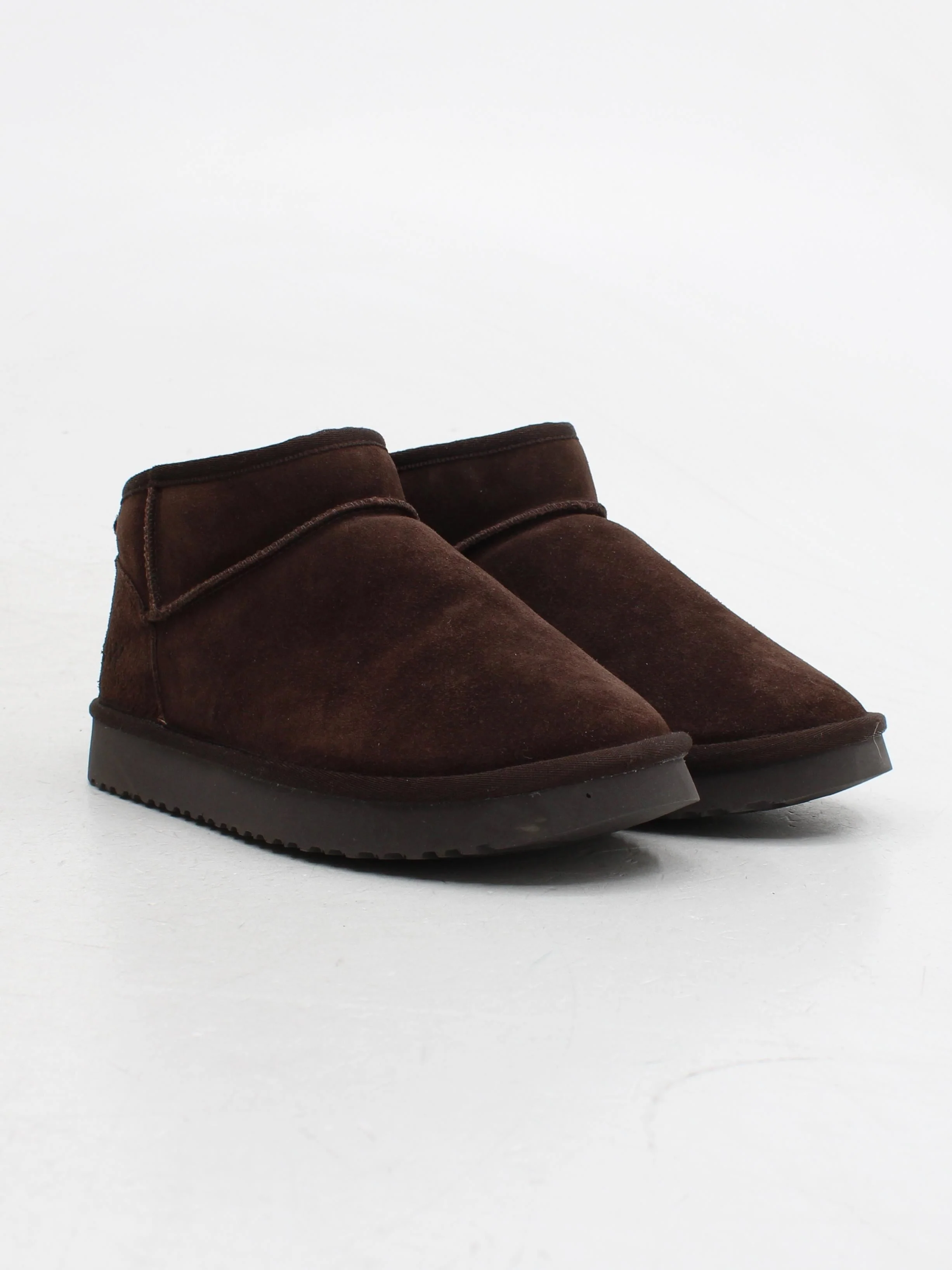 Jack Wills Men's Boots UK 4 Brown Suede with Faux Fur Chelsea - Image 4