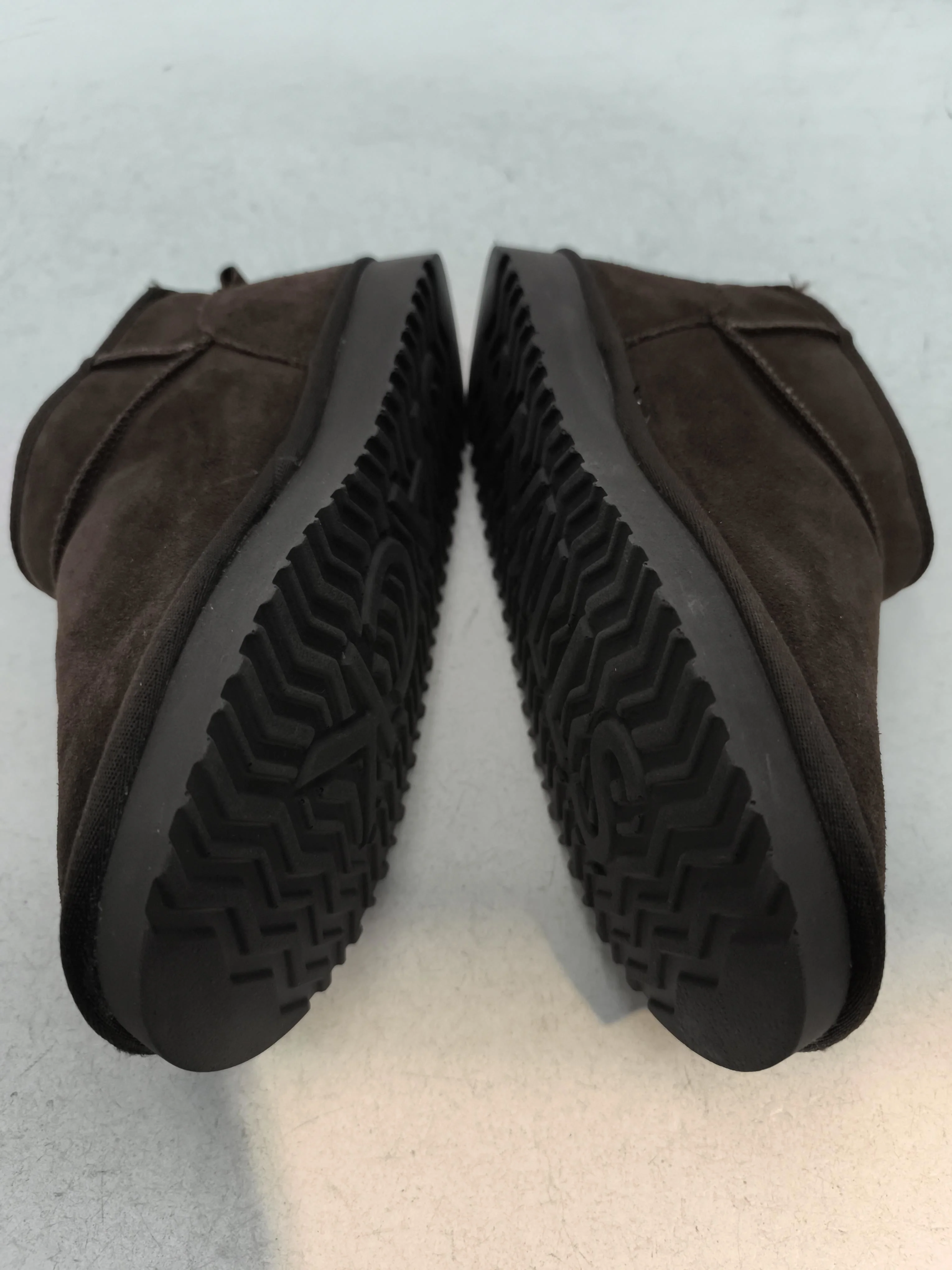 Jack Wills Men's Boots UK 4 Brown Suede with Faux Fur Chelsea - Image 7