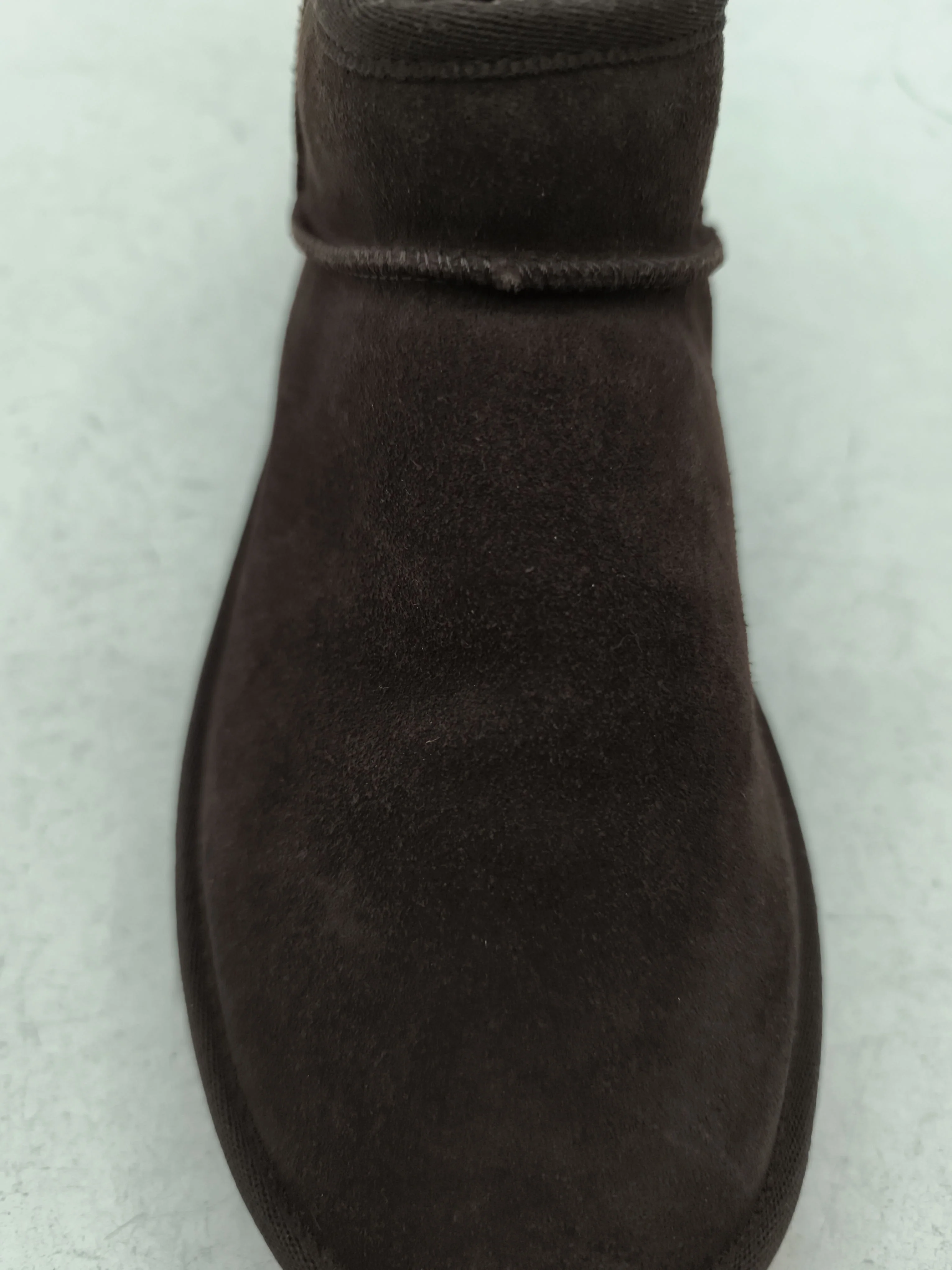 Jack Wills Men's Boots UK 4 Brown Suede with Faux Fur Chelsea - Image 8