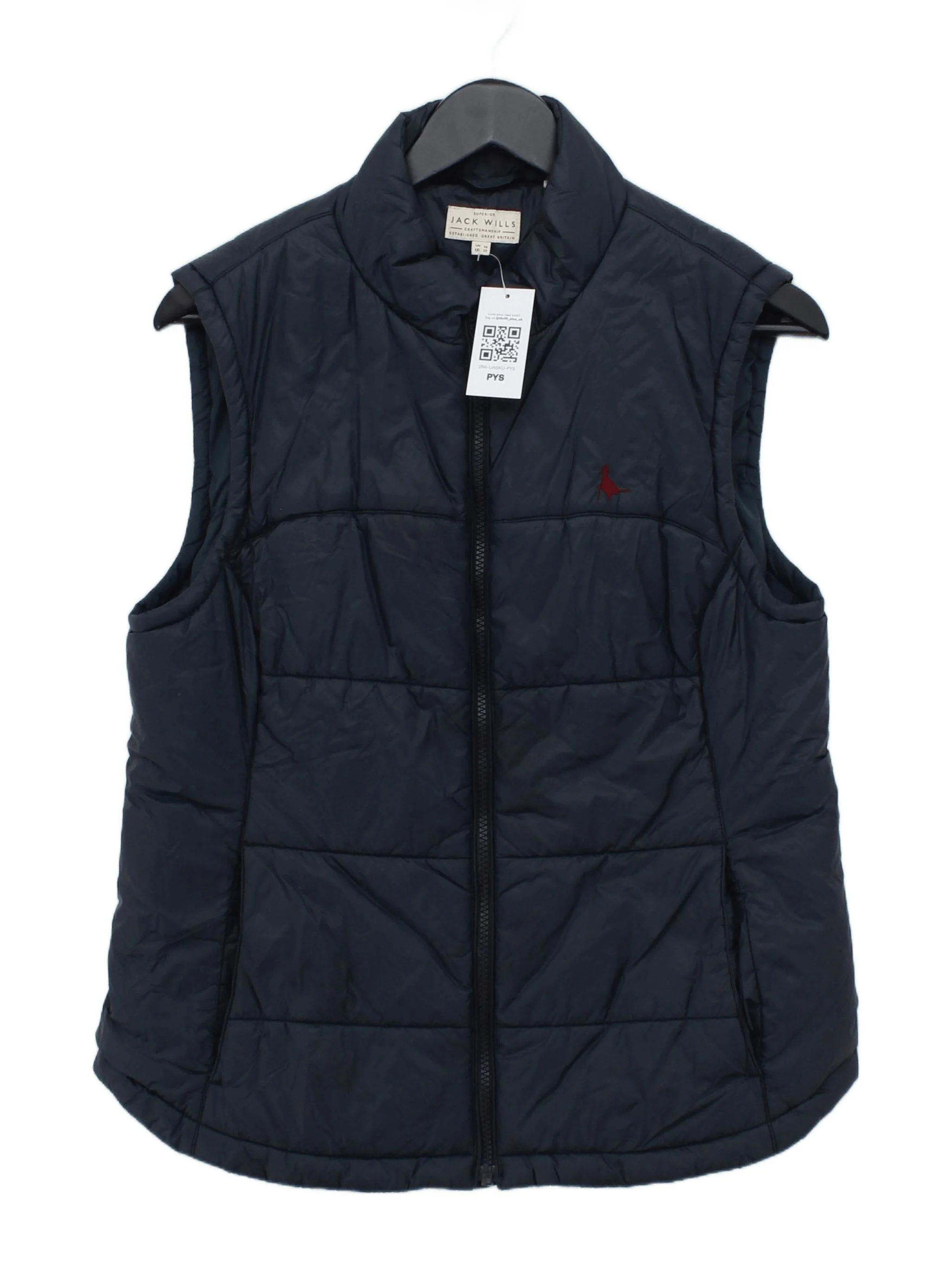 Jack Wills Men's Coat L Blue 100% Nylon Overcoat