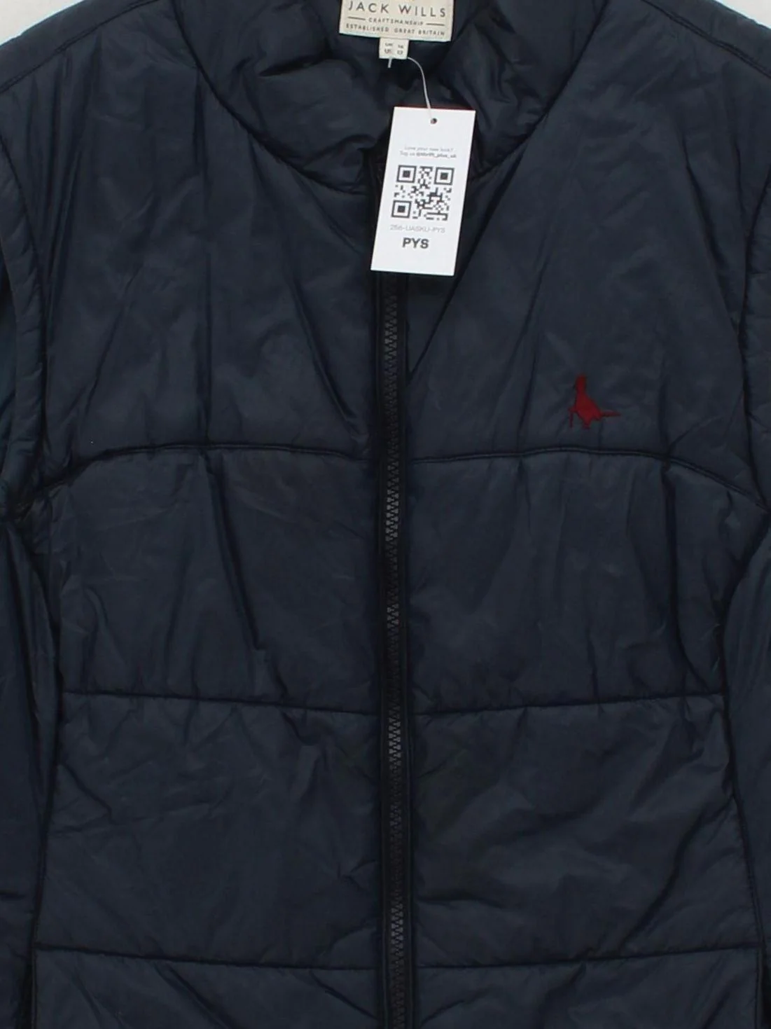 Jack Wills Men's Coat L Blue 100% Nylon Overcoat - Image 3