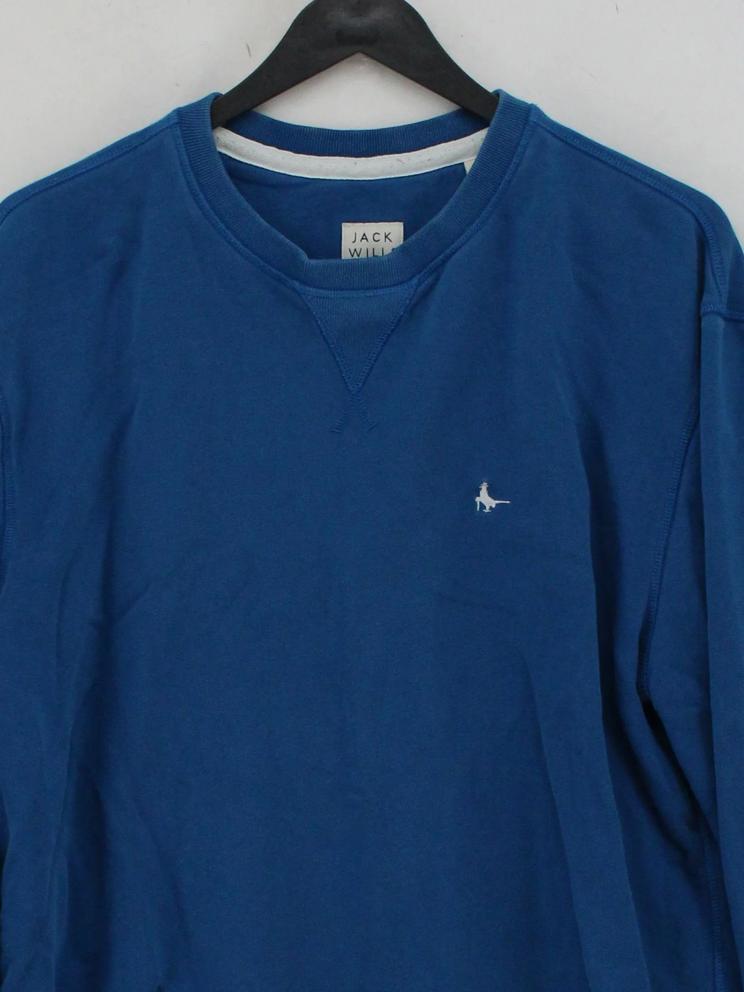 Jack Wills Men's Hoodie L Blue 100% Cotton Pullover - Image 3