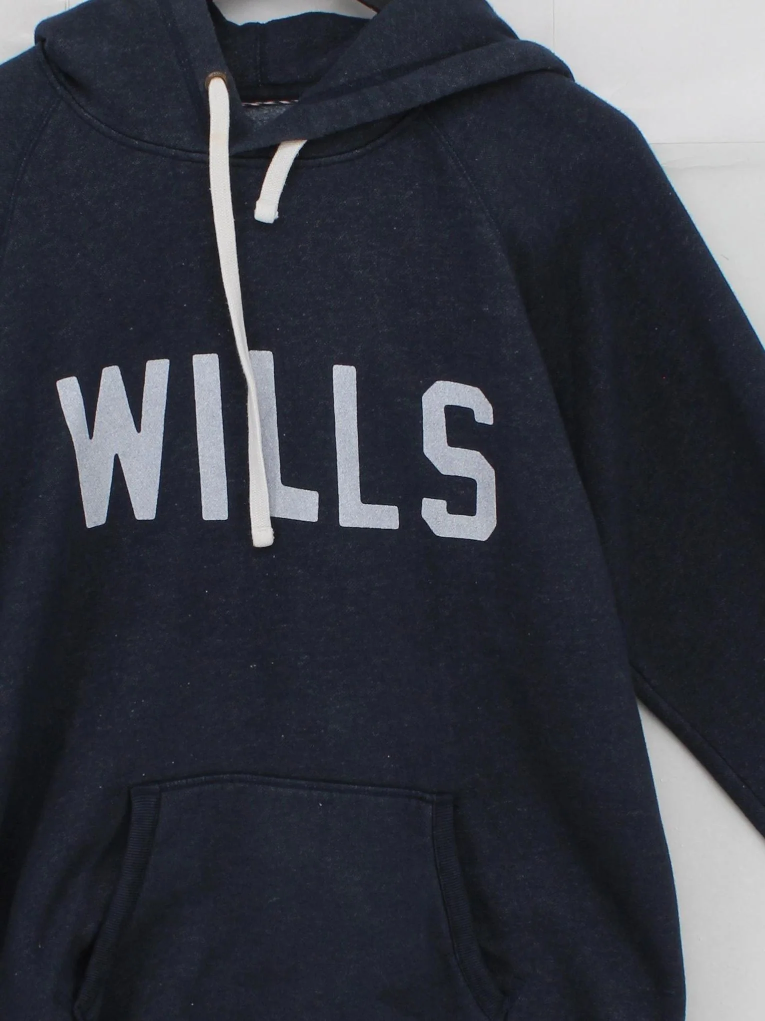 Jack Wills Men's Hoodie L Blue Graphic Cotton with Polyester Pullover - Image 3