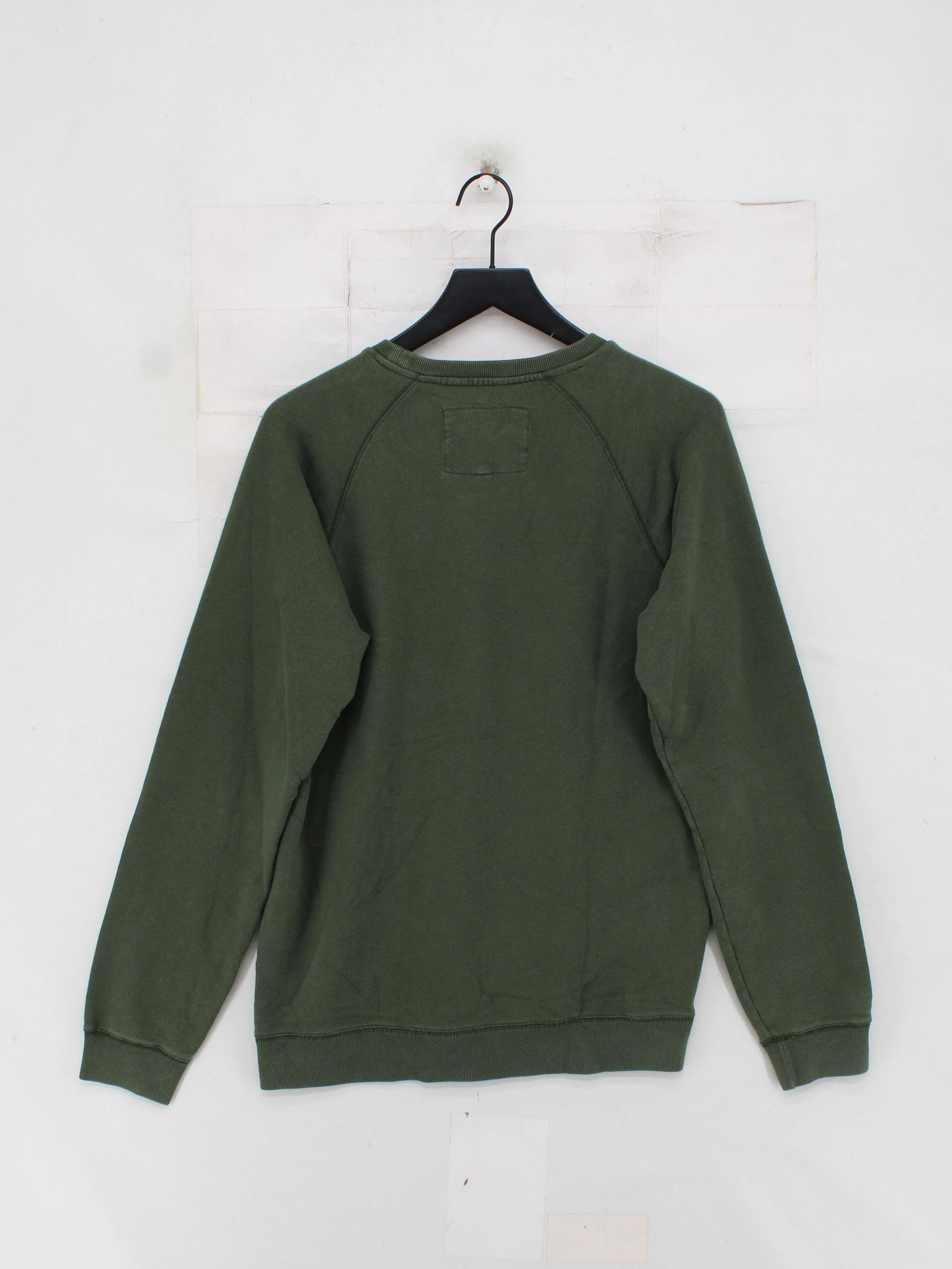 Jack Wills Men's Hoodie L Green 100% Cotton Pullover - Image 2
