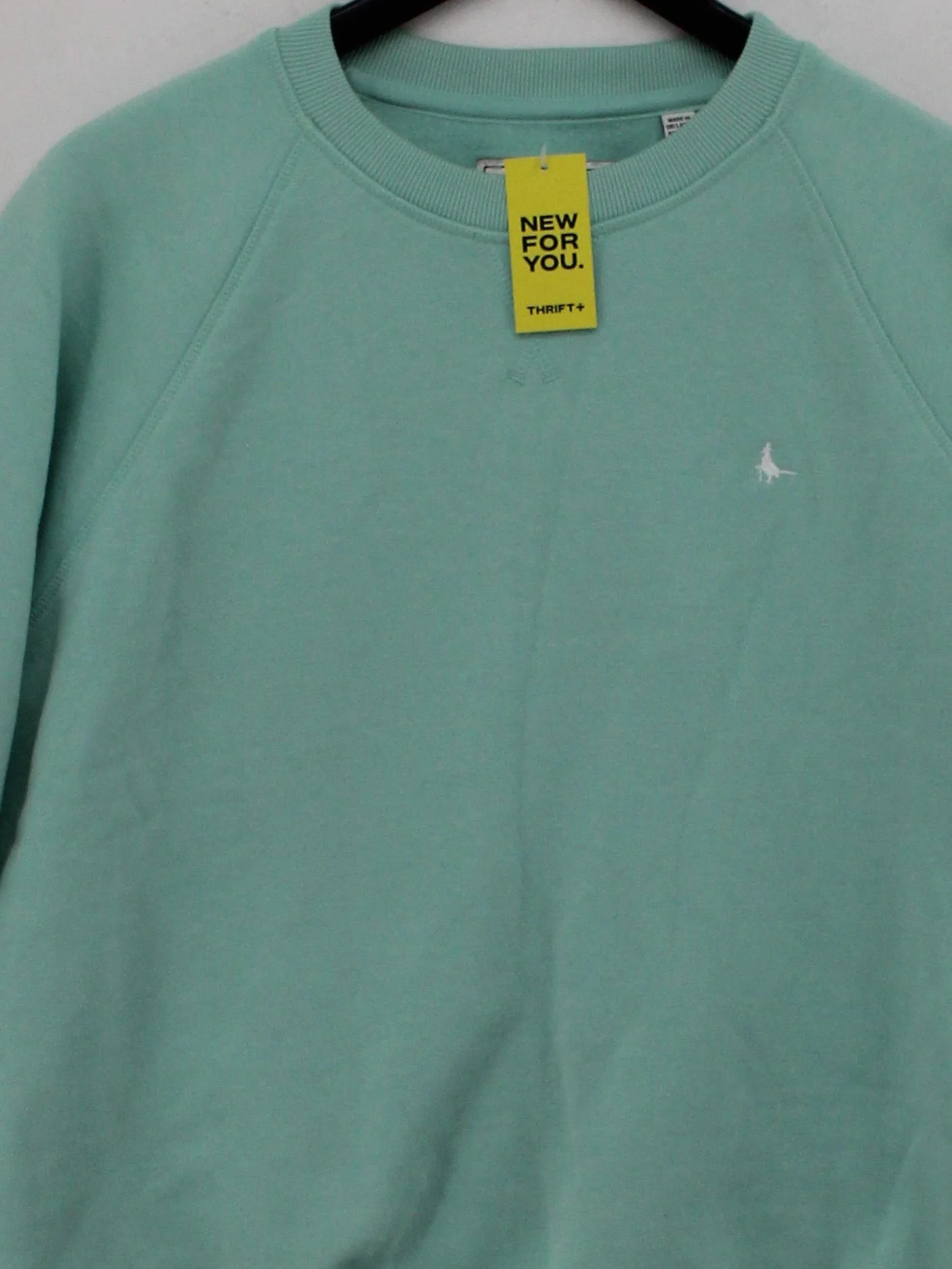 Jack Wills Men's Hoodie L Green Cotton with Polyester Pullover - Image 3