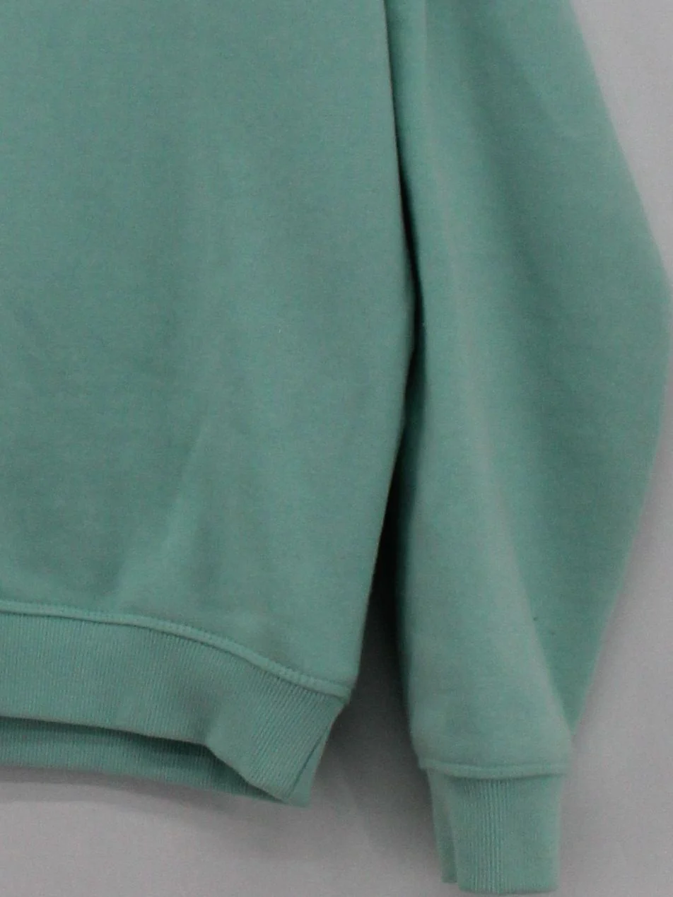 Jack Wills Men's Hoodie L Green Cotton with Polyester Pullover - Image 4