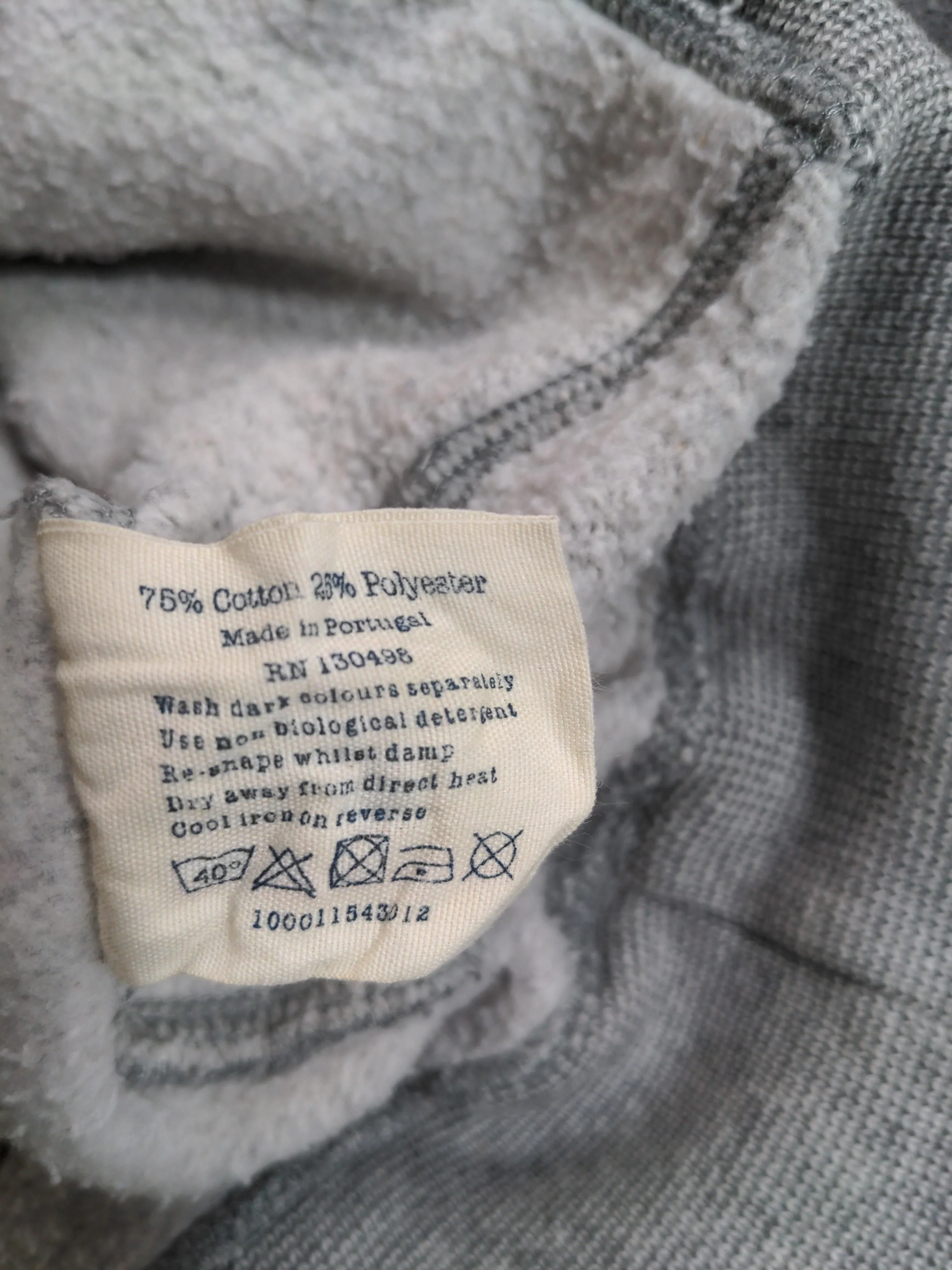 Jack Wills Men's Hoodie L Grey Graphic Cotton with Polyester Pullover - Image 6