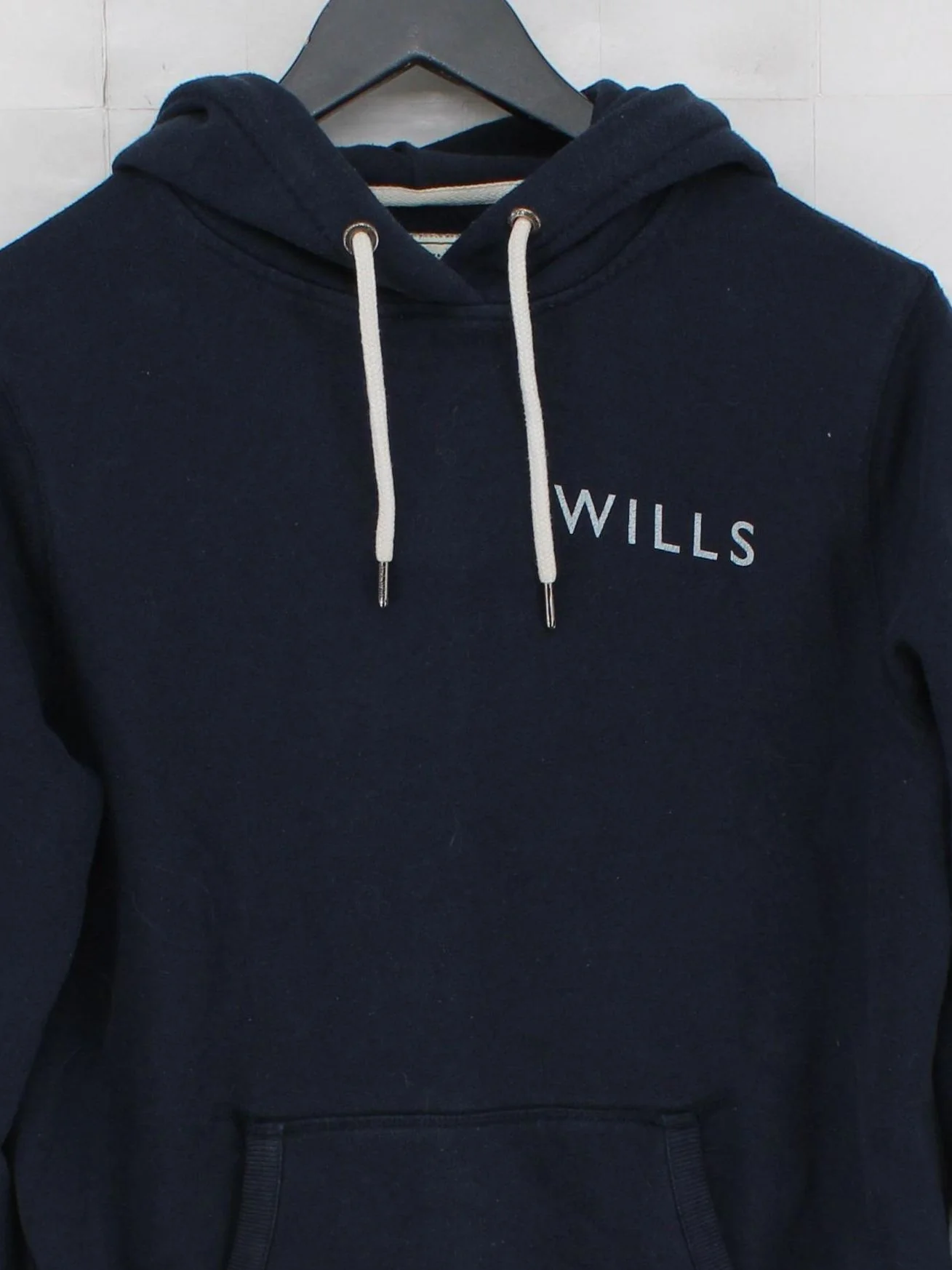 Jack Wills Men's Hoodie M Blue Cotton with Polyester Pullover - Image 3
