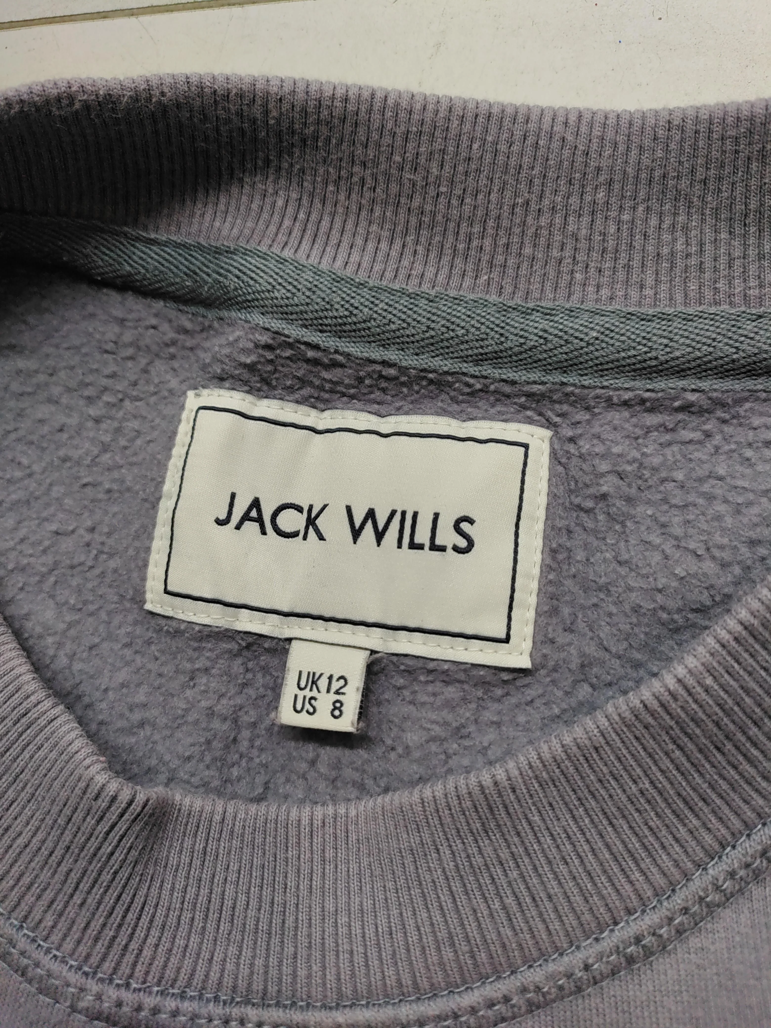 Jack Wills Men's Hoodie M Grey Cotton with Polyester Pullover - Image 7