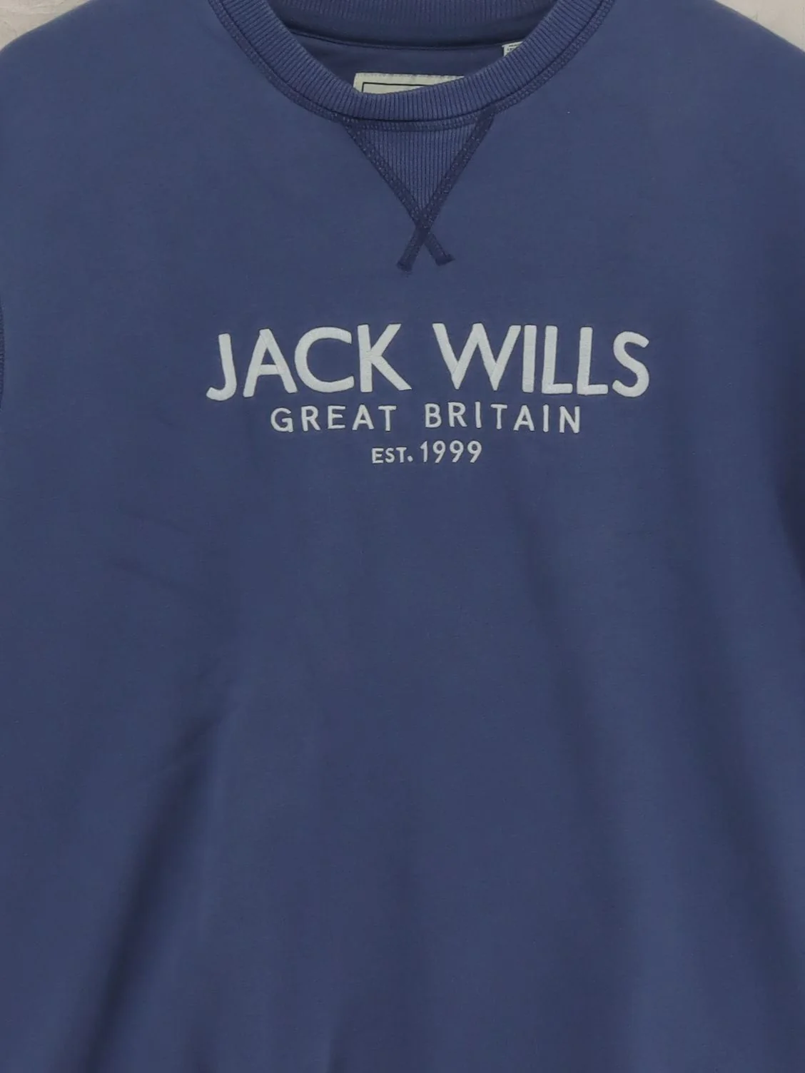 Jack Wills Men's Hoodie S Blue Cotton with Polyester Pullover - Image 3