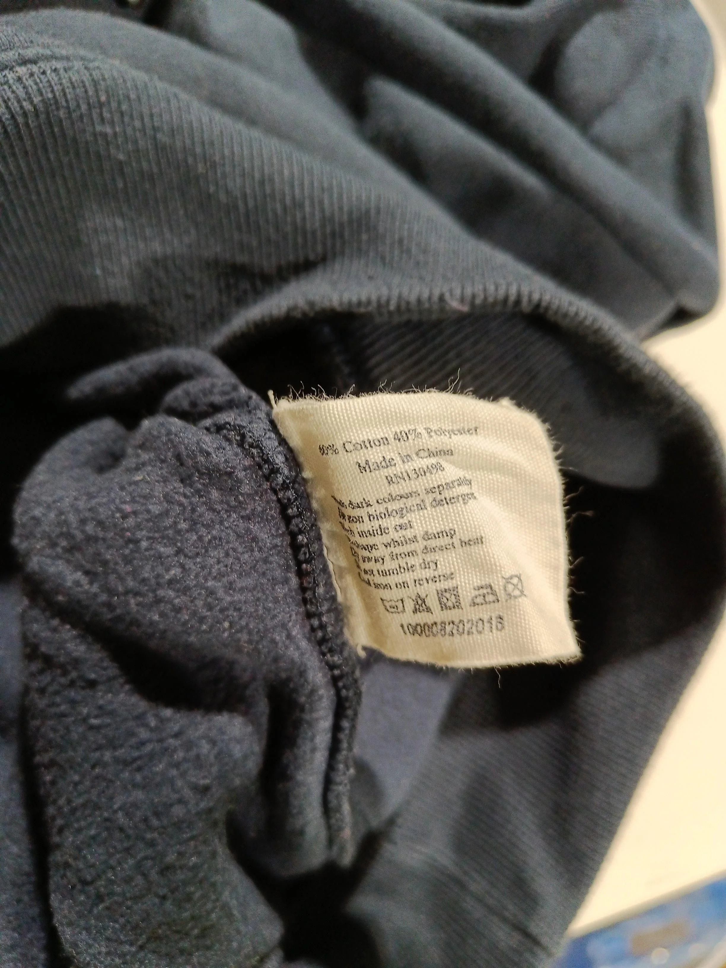 Jack Wills Men's Hoodie S Blue Cotton with Polyester Pullover - Image 7