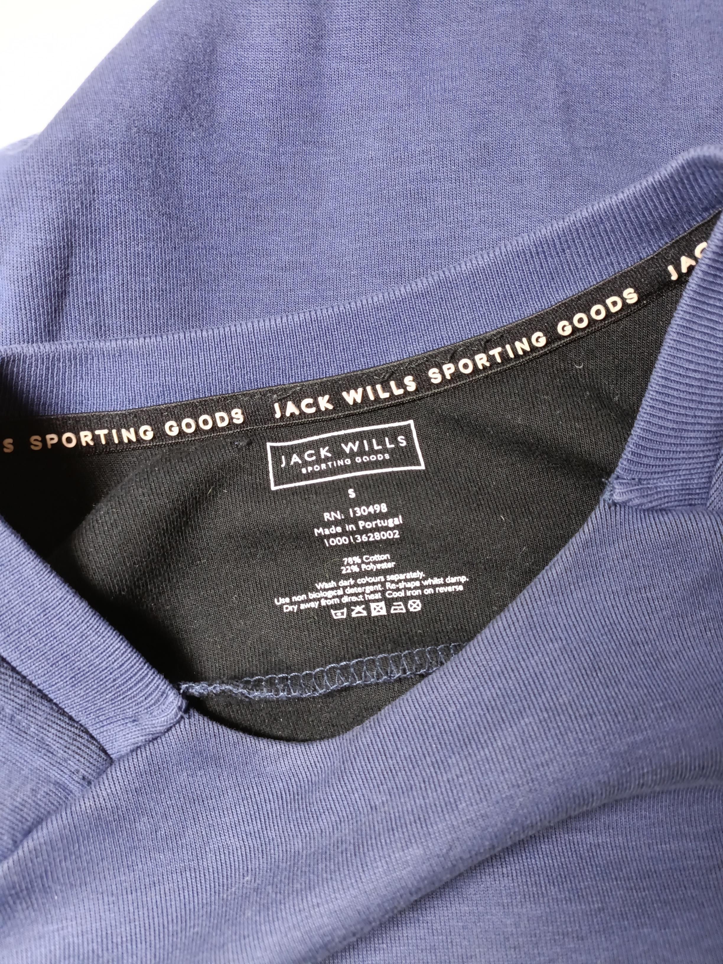 Jack Wills Men's Hoodie S Blue Cotton with Polyester Pullover - Image 5